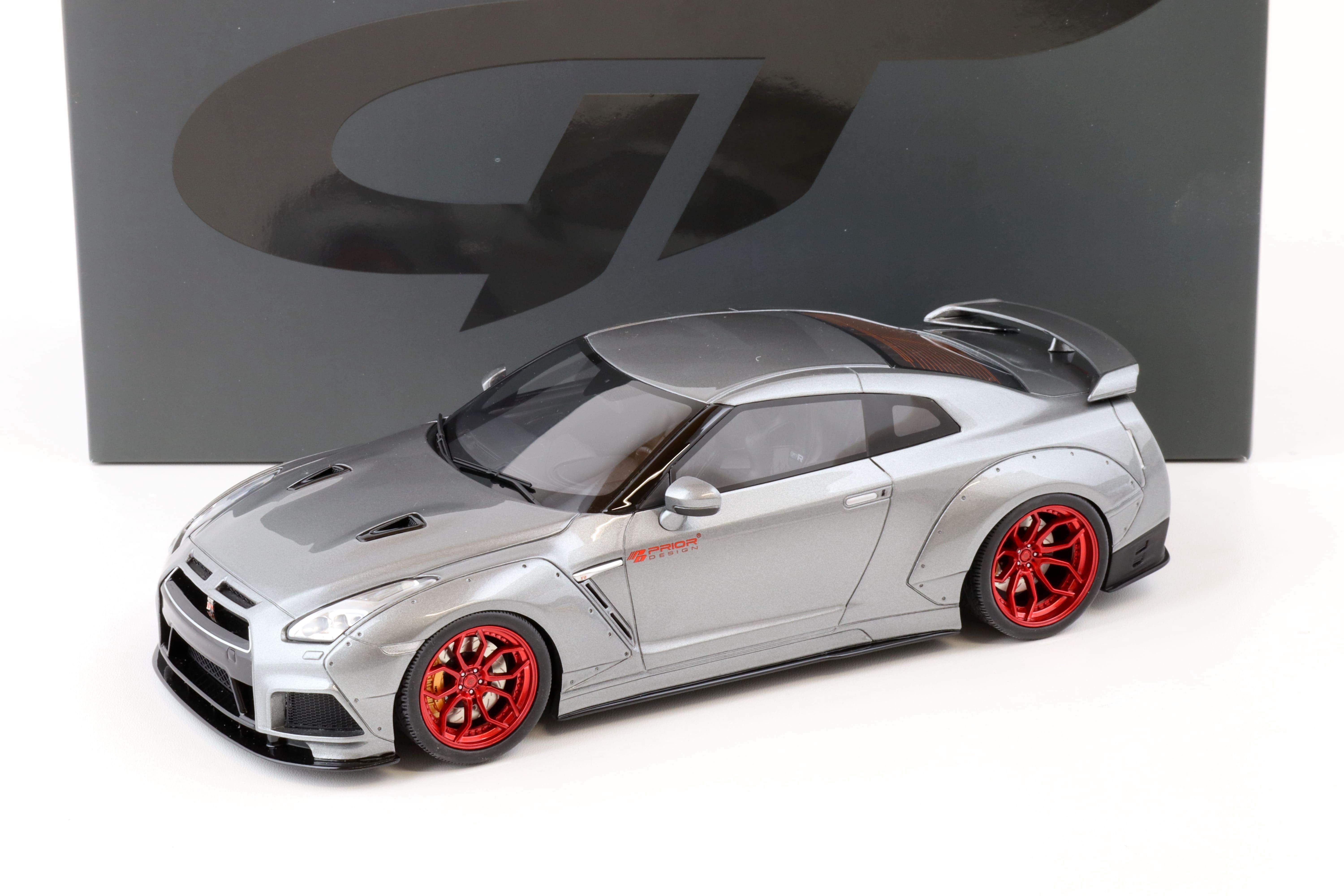 1:18 GT Spirit GT243 Nissan GT-R R35 modified by PRIOR Design 2015 grey metallic