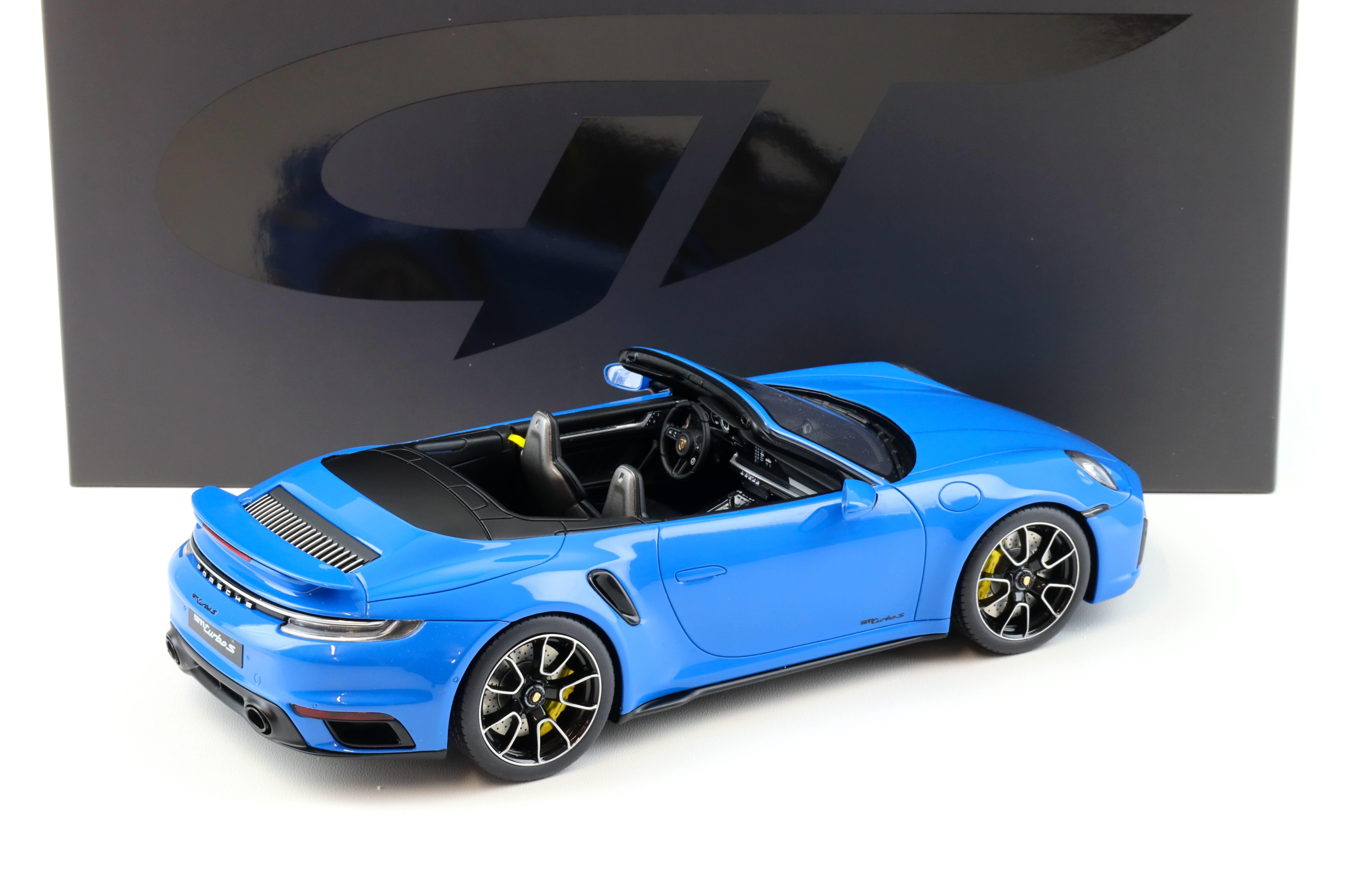 1:18 GT Spirit GT441 Porsche 911 (992) Turbo S Convertible 2020 Shark blue