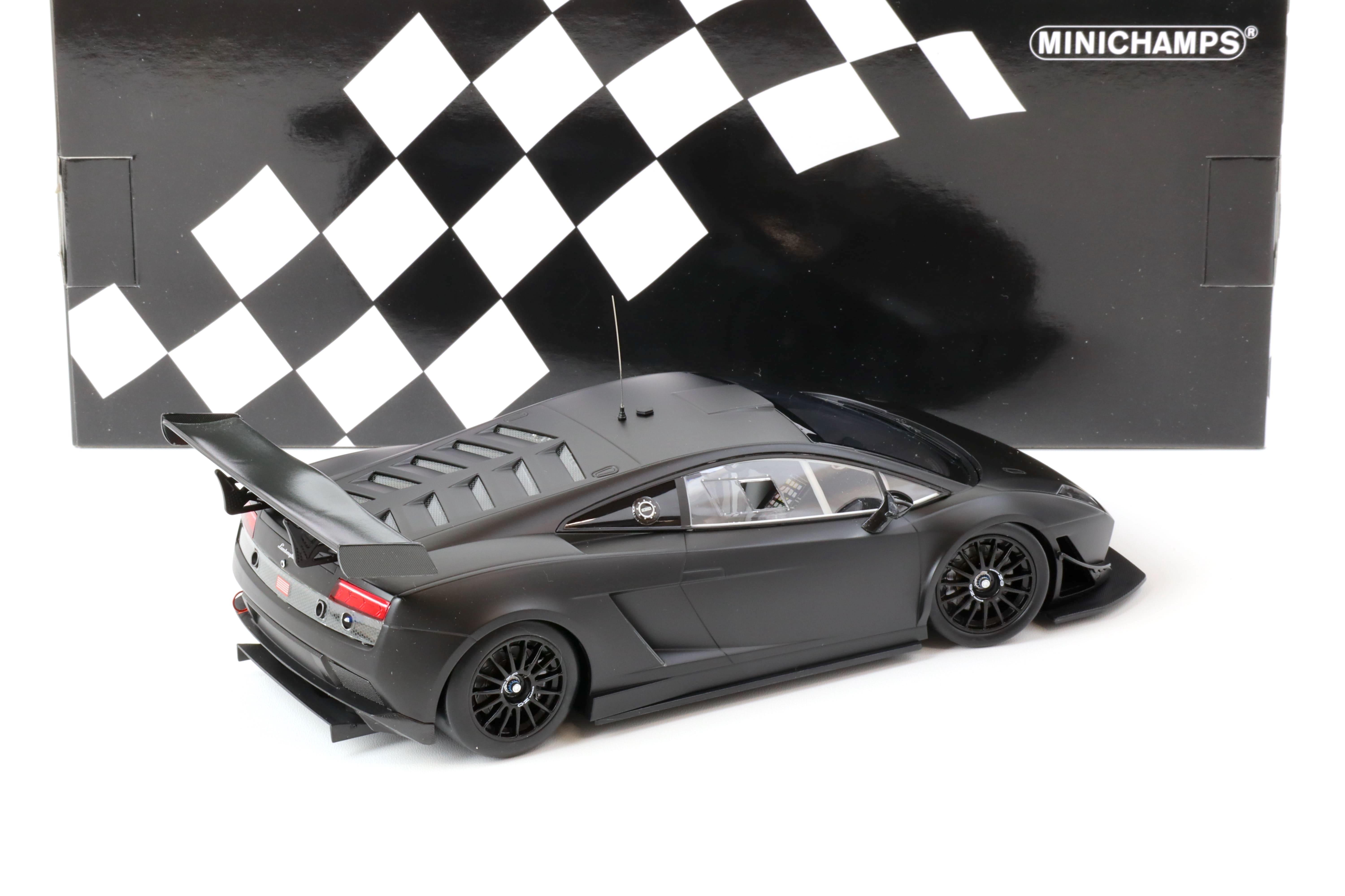 1:18 Minichamps Lamborghini Gallardo LP600+ GT3 matt black 2011
