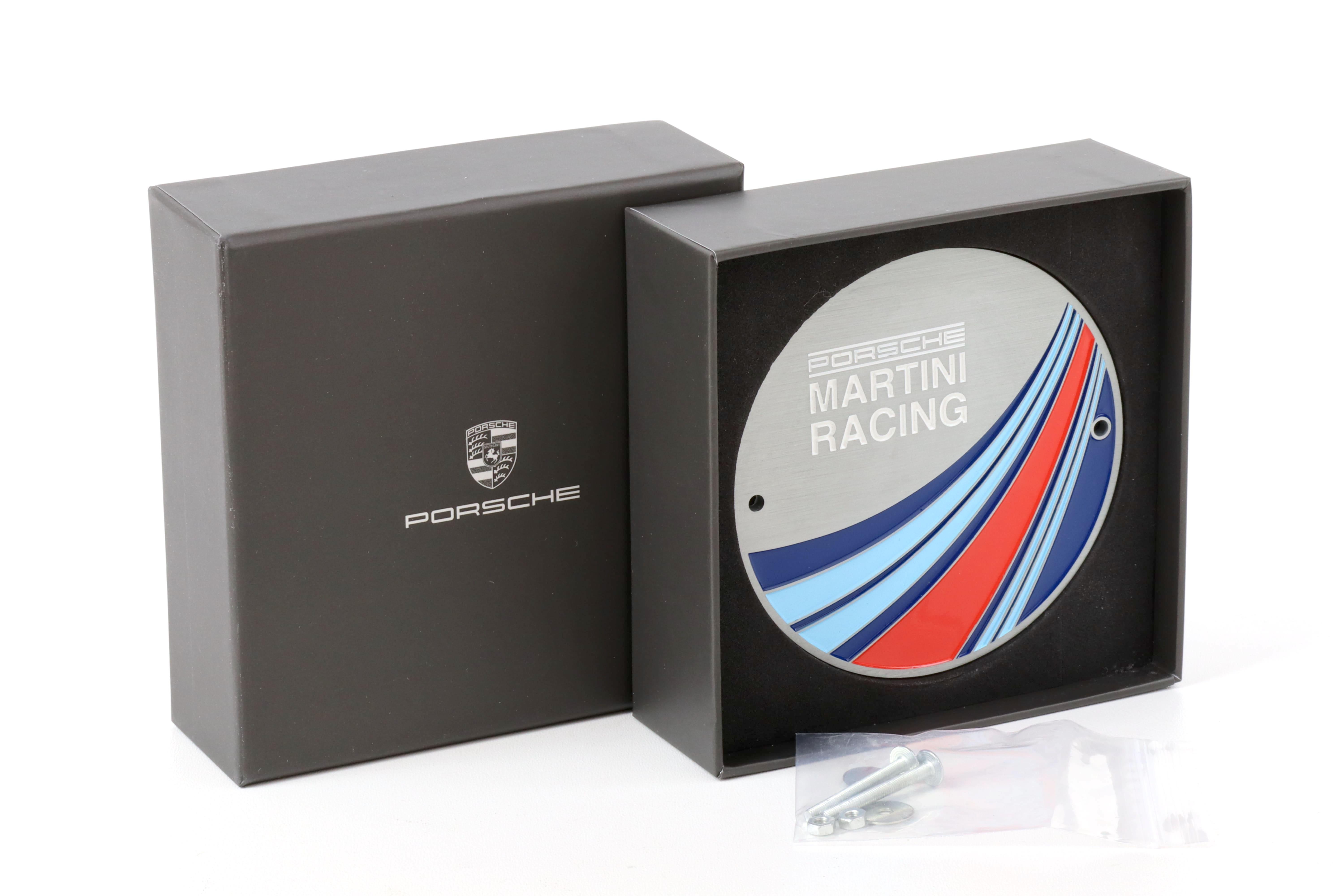 Original Porsche MARTINI RACING Grill Badge Emblem WAP DEALER VERSION