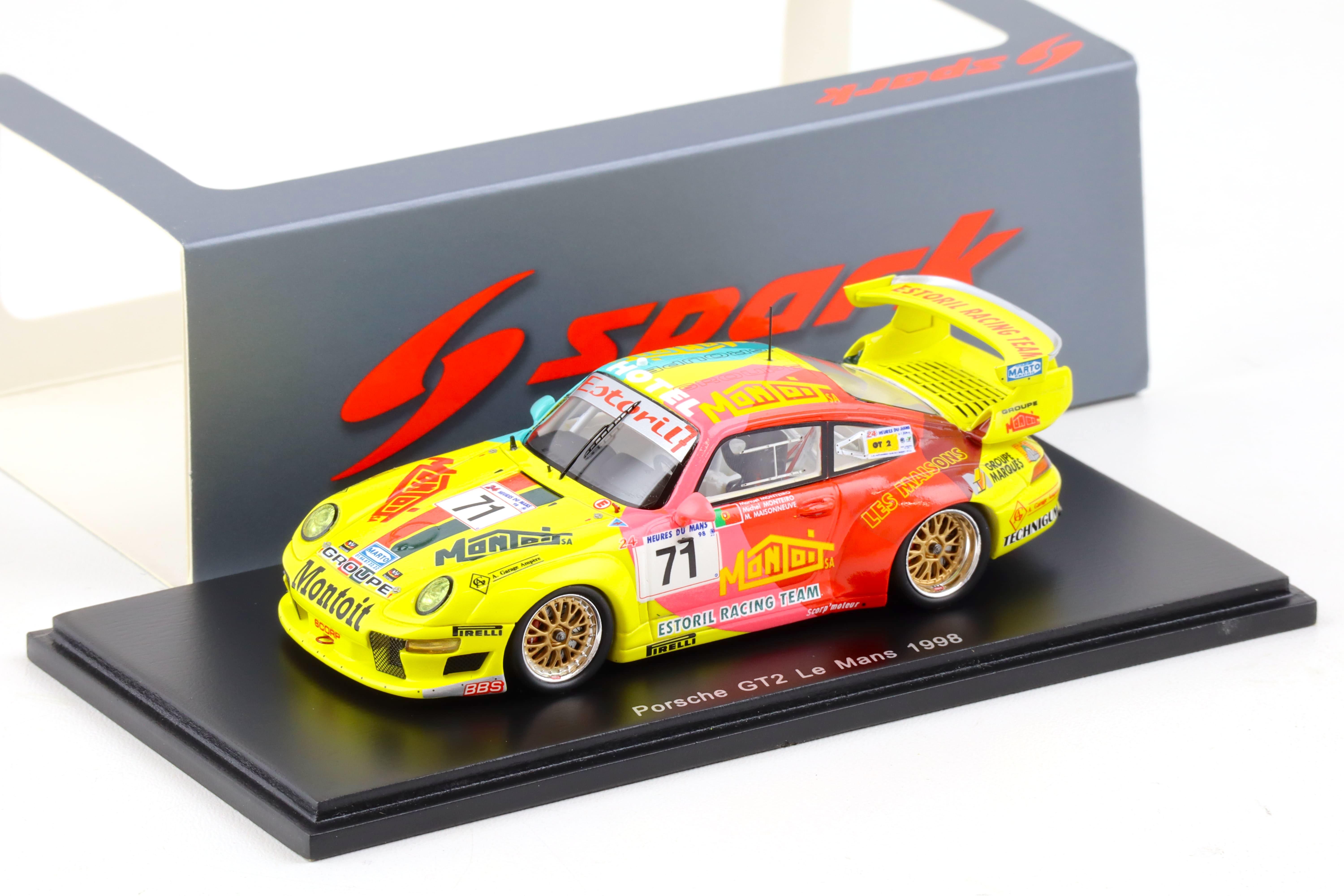 1:43 Spark Porsche 911 (993) GT2 Le Mans 1998 #71 Maisonneuve/ Monteiro