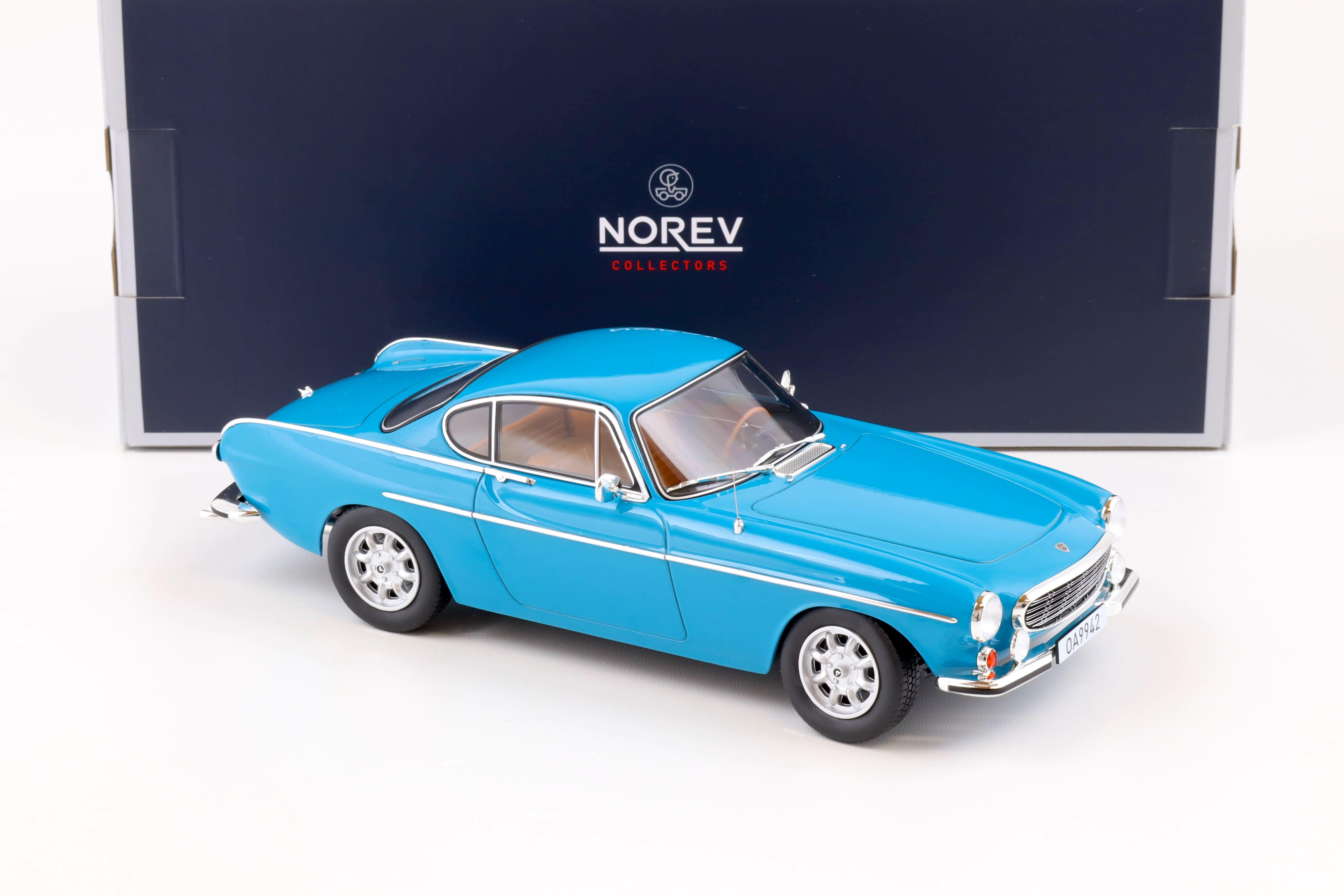 1:18 Norev Volvo 1800 S Coupe 1969 Medium blue 188702