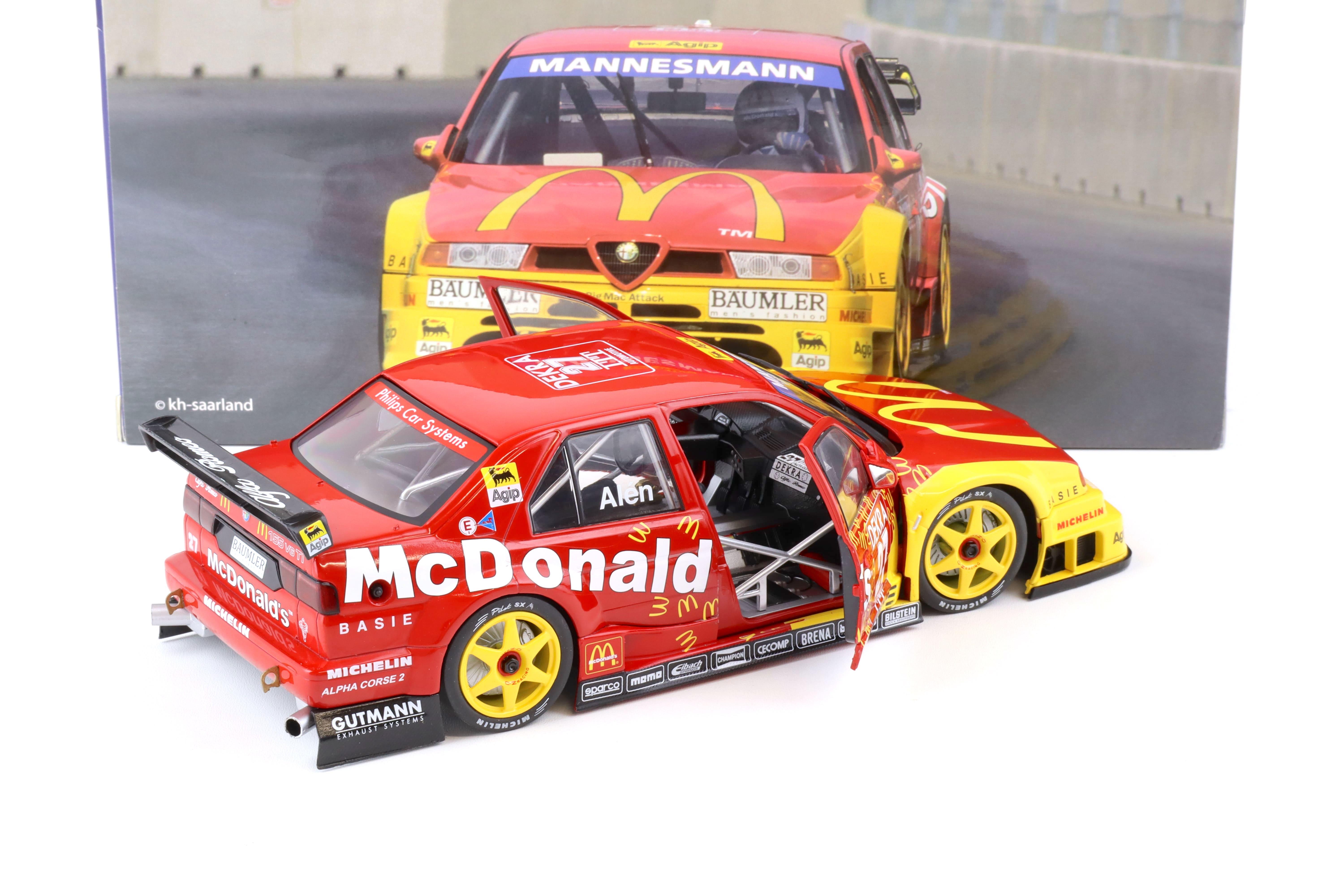 1:18 WERK83 Alfa Romeo 155 V6 TI #27 McDonald's DTM/ ITC Helsinki 1995