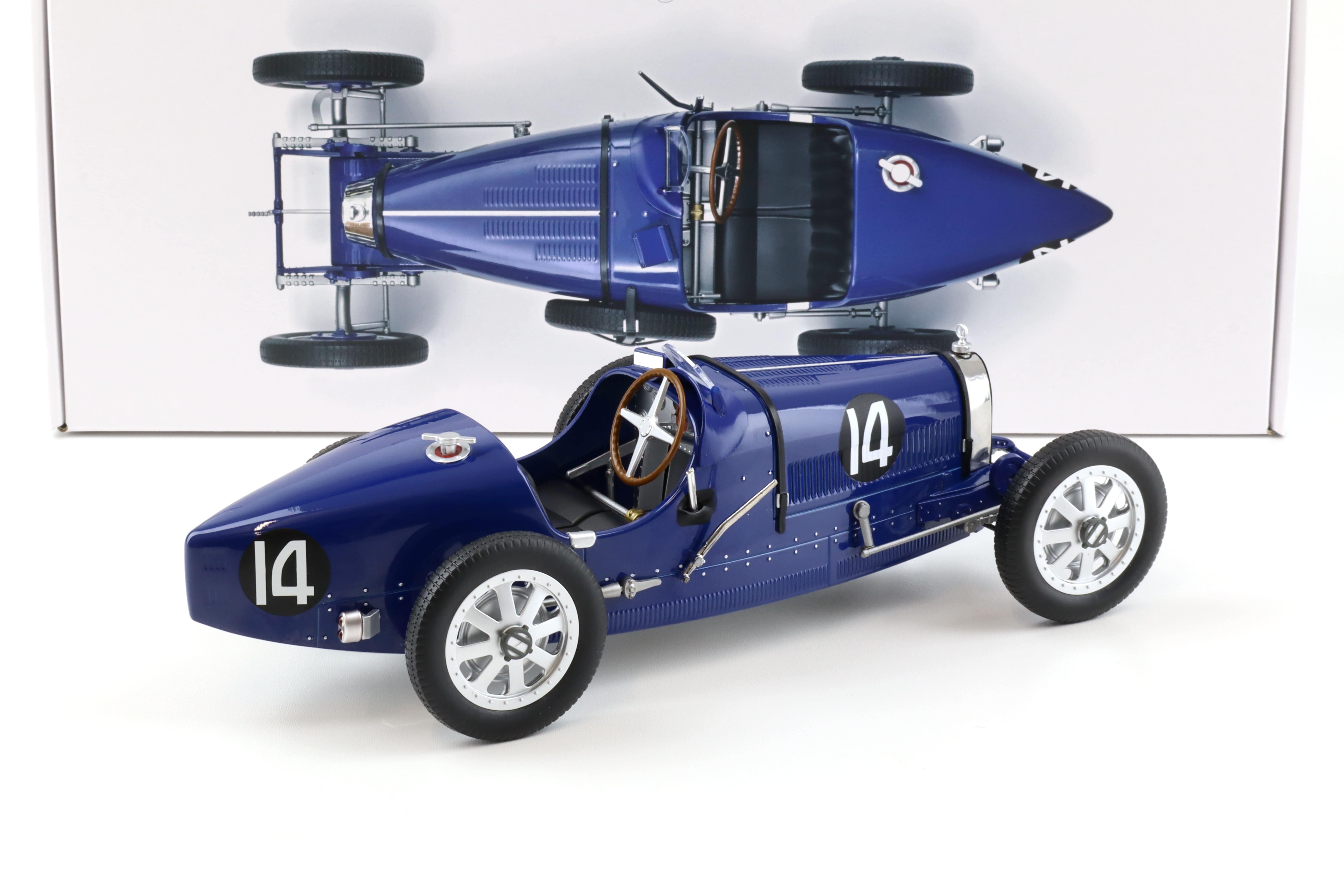 1:12 Norev Bugatti T35 - 1925 #14 dark blue 125703