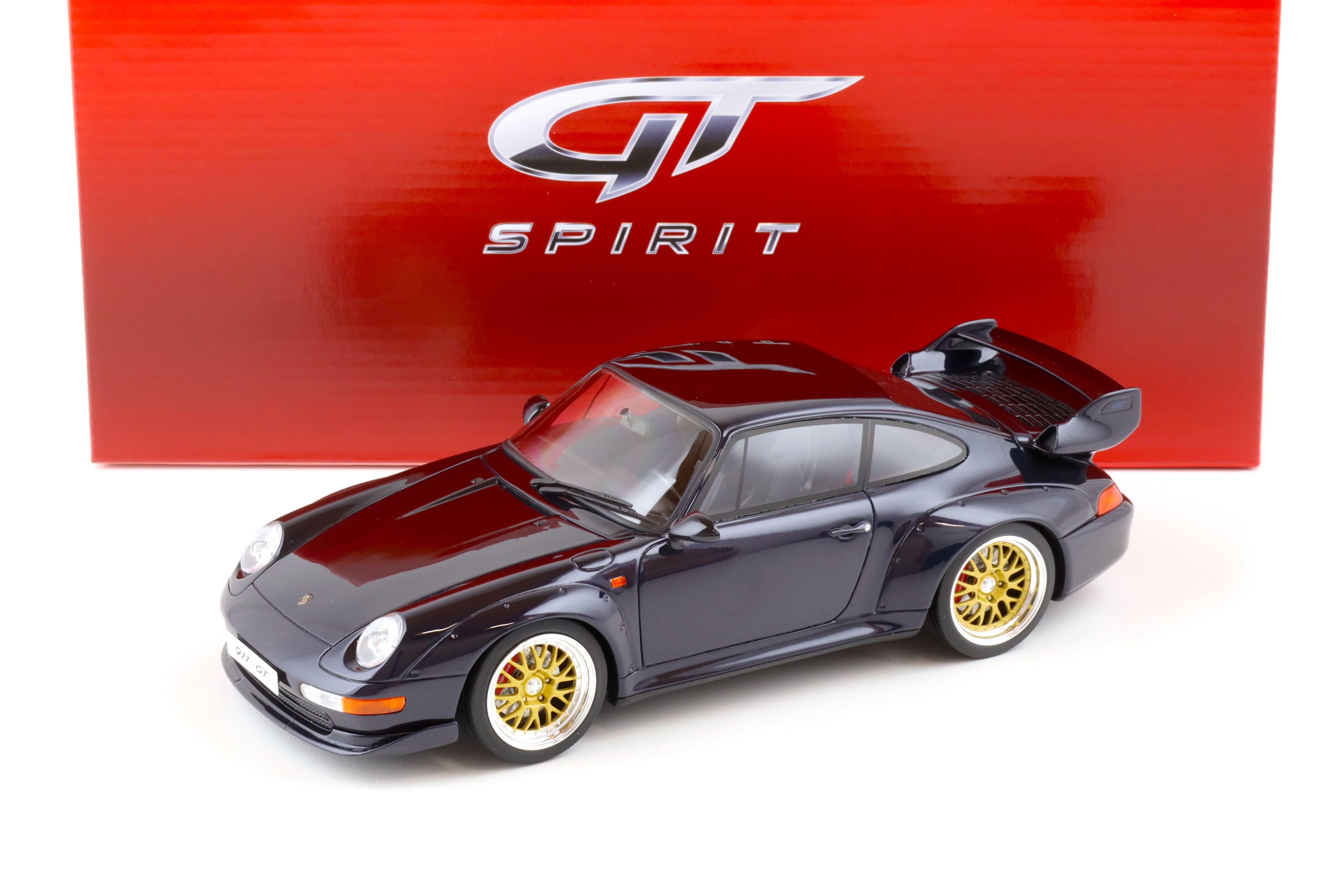 1:18 GT Spirit GT144 Porsche 911 (993) GT Coupe 1995 dark blue