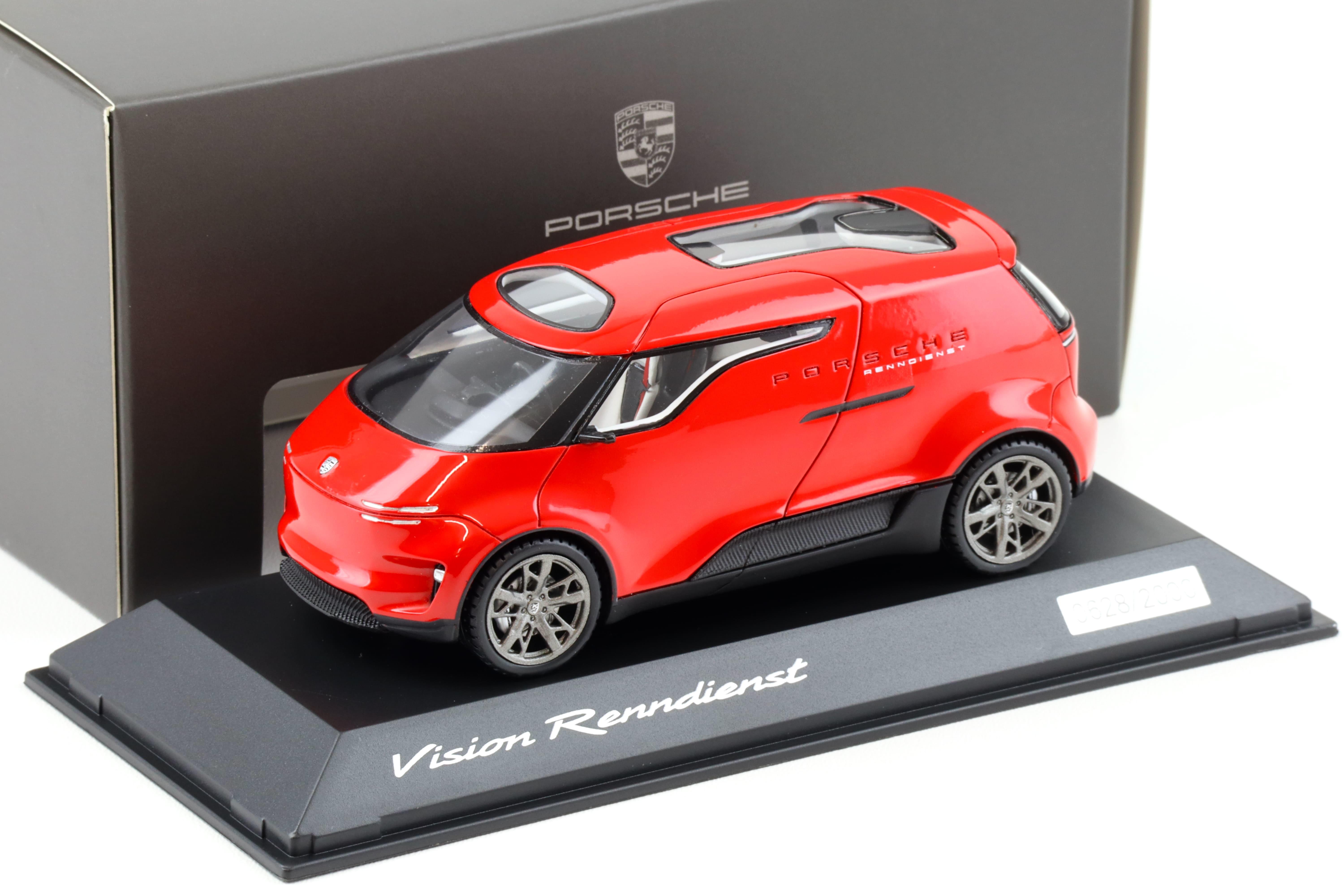 1:43 Spark Porsche Vision Renndienst red Limited WAP DEALER