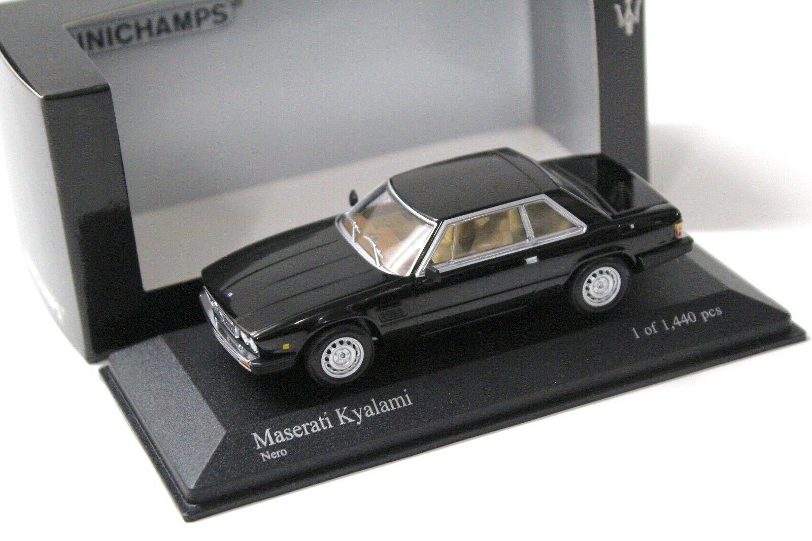 1:43 Minichamps Maserati Kyalami black 1982