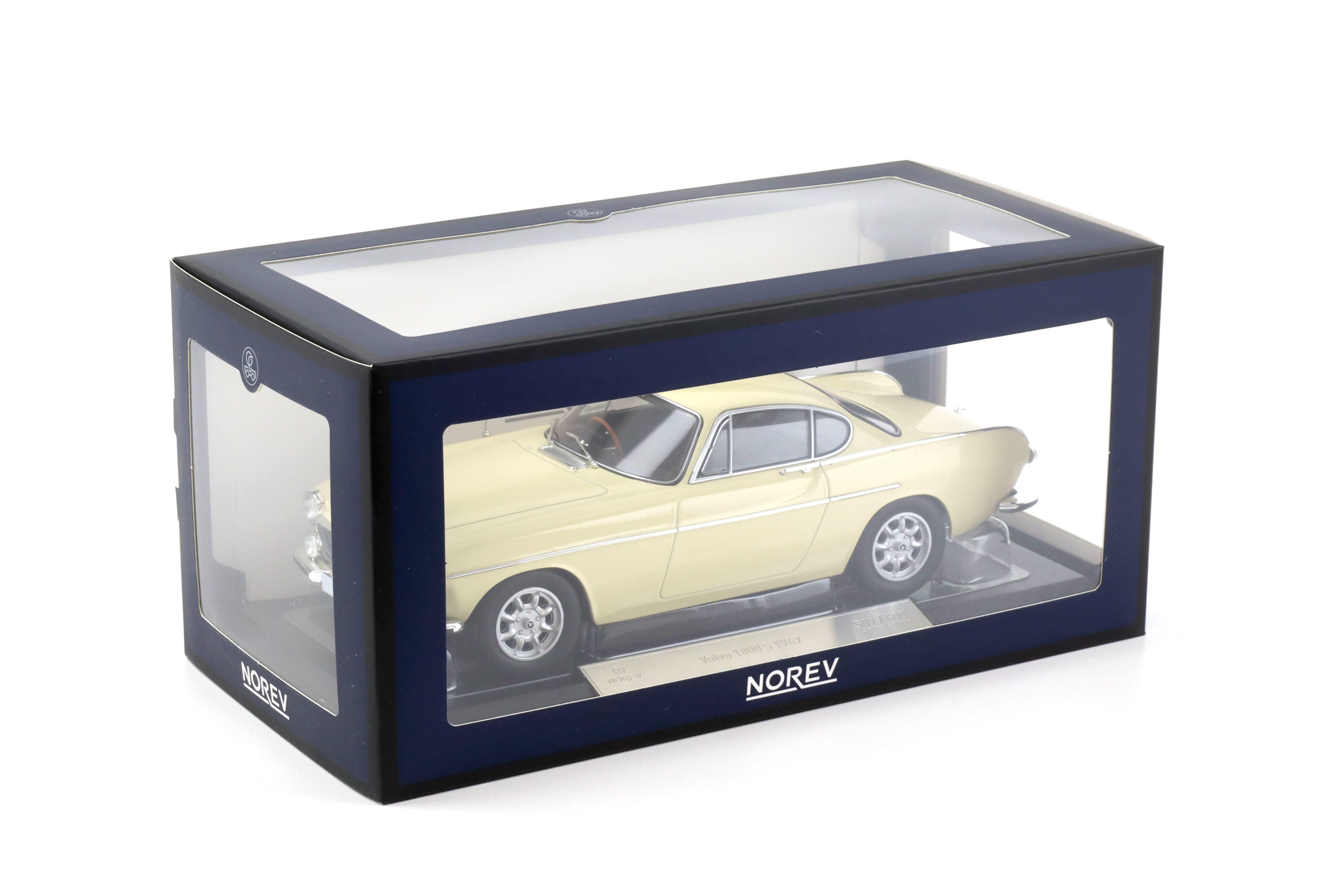 1:18 Norev Volvo 1800 S Coupe RHD 1967 beige - Limited 600 pcs.