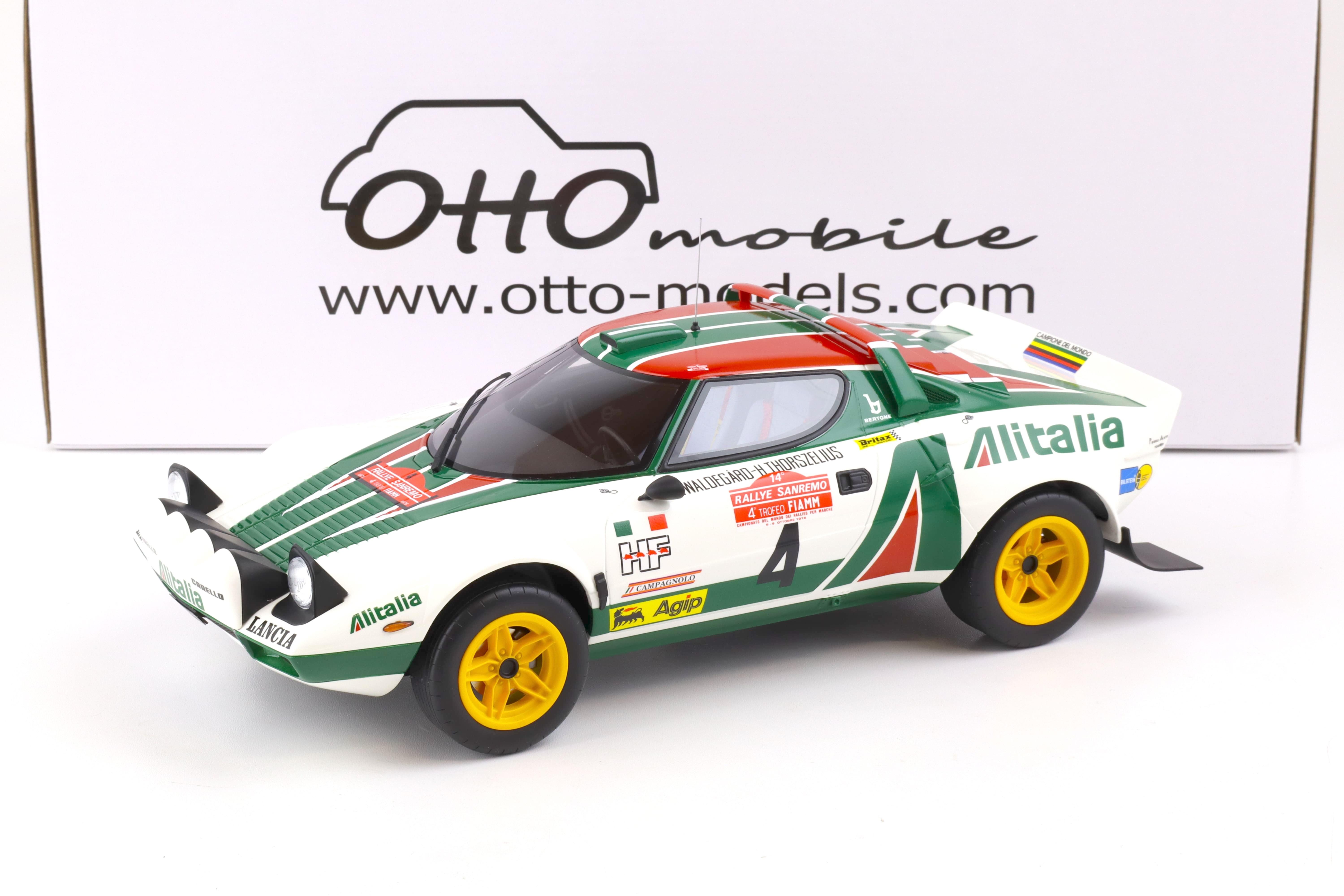 1:12 OTTO mobile G037 Lancia Stratos Rallye San Remo 1976 Alitalia #4