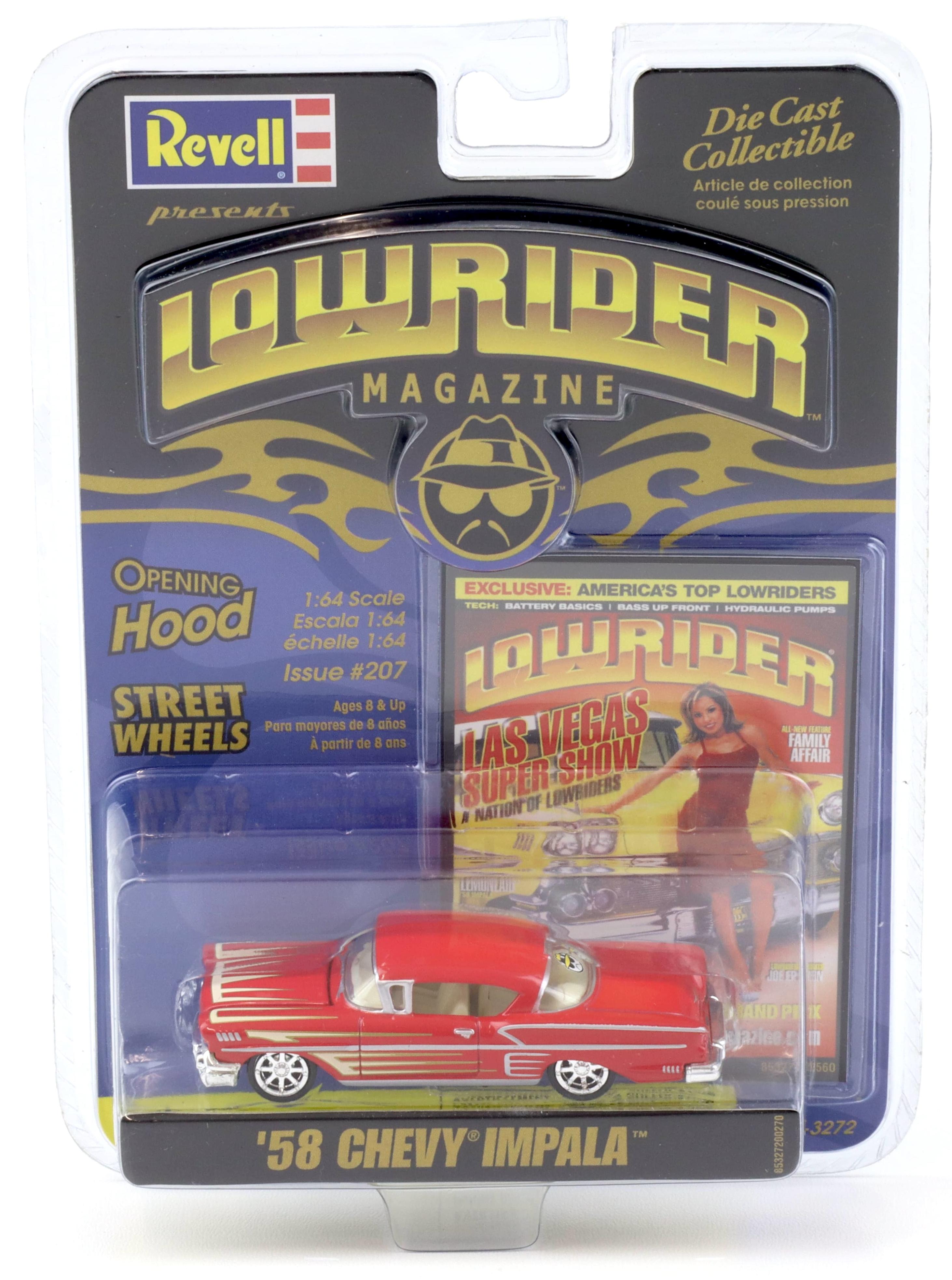 1:64 Revell Lowrider 1958 Chevrolet Impala red #207 Las Vegas Super Show