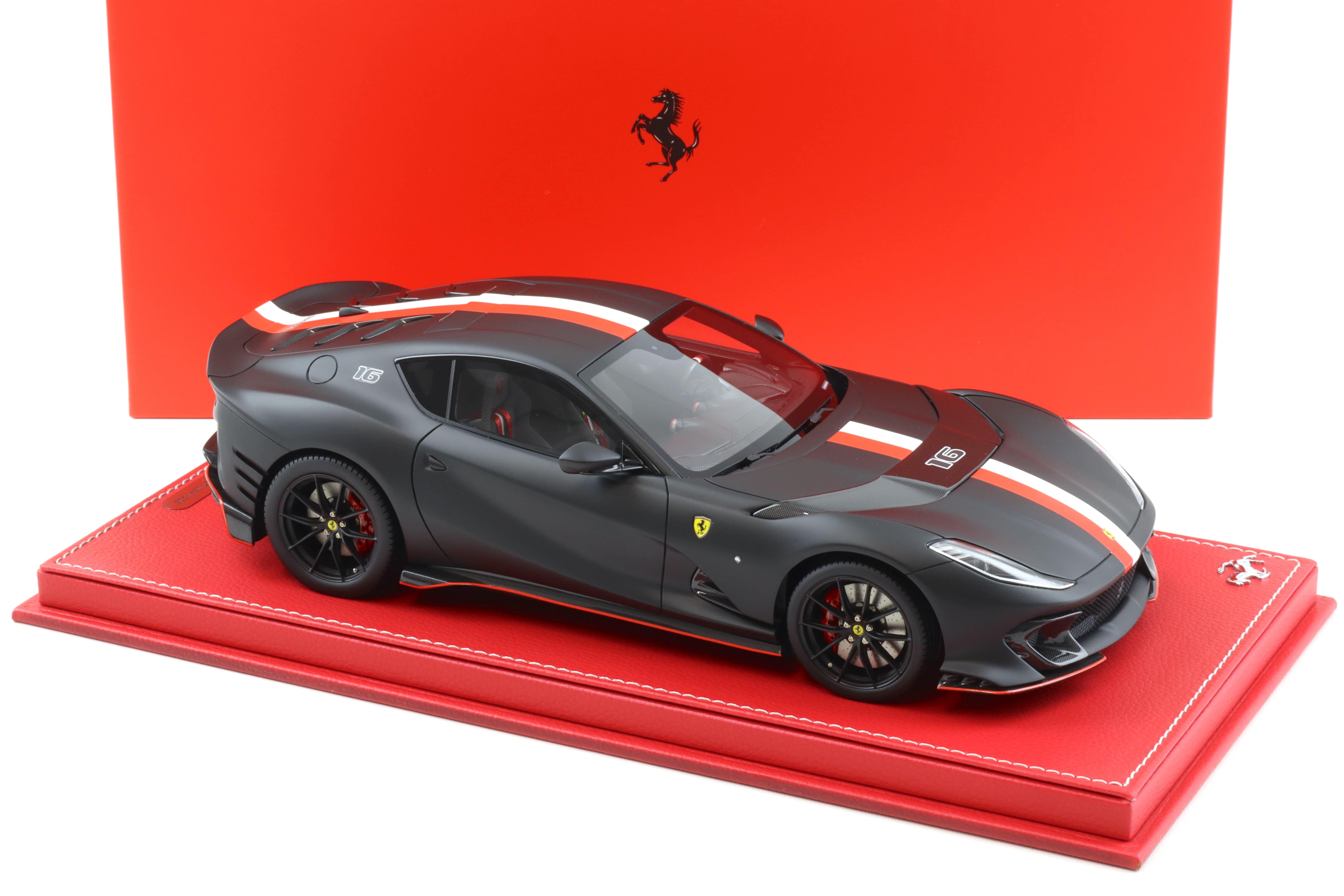 1:18 BBR Ferrari 812 Competizione Nero Opaco black C. Leclerc - Limited 226 pcs.