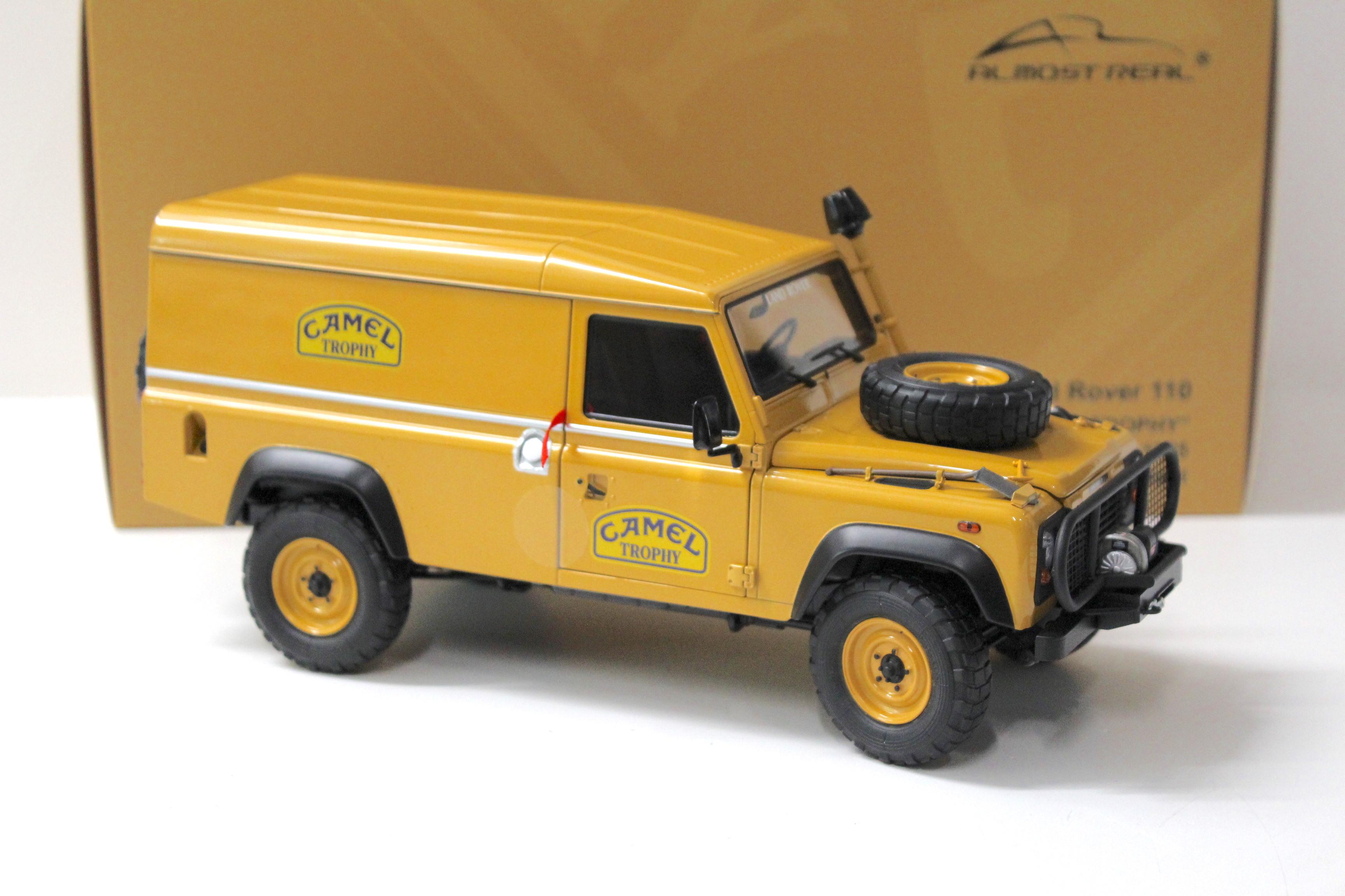1:18 Almost Real Land Rover 110 Defender Camel Trophy Support Unit Borneo 1985