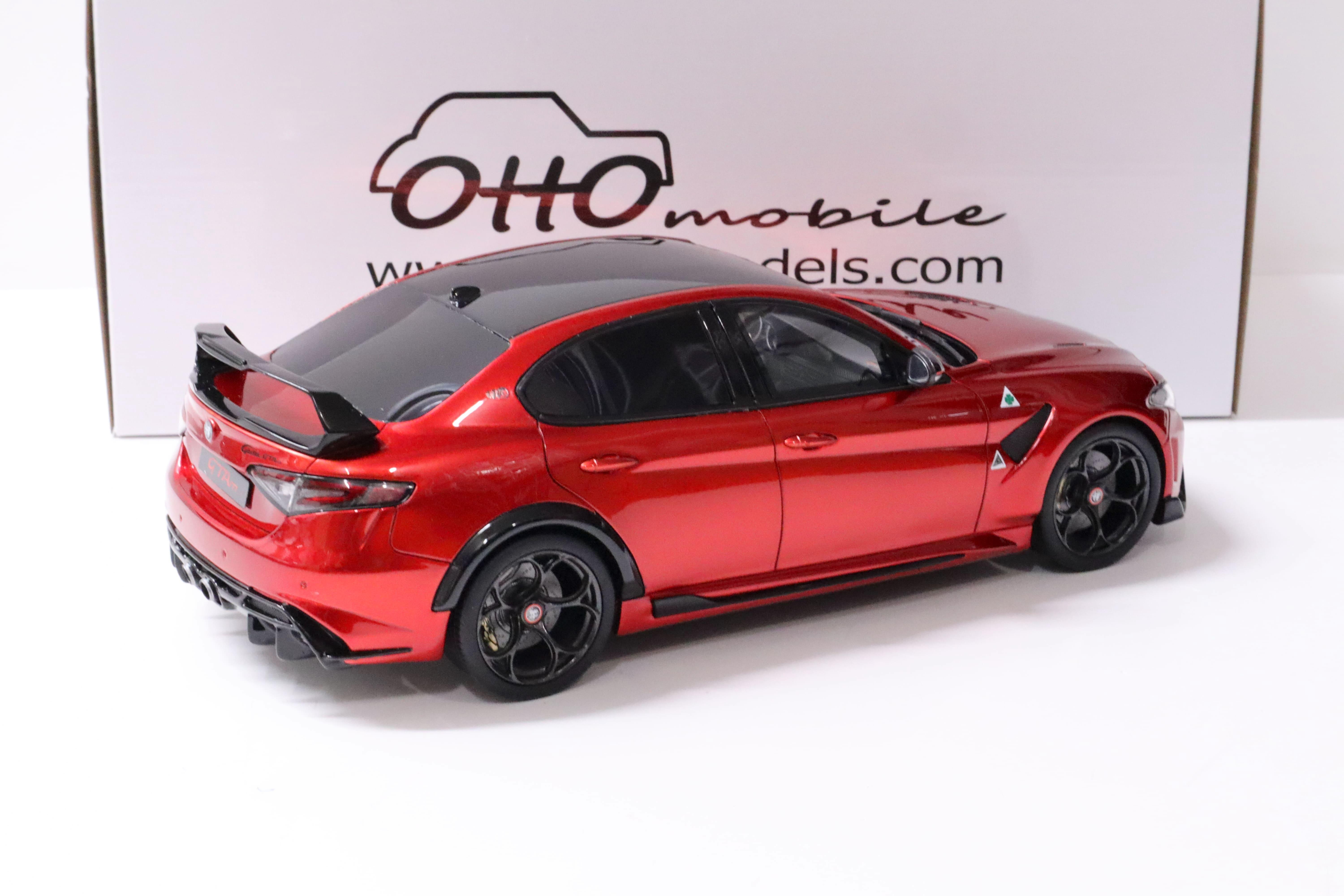 1:18 OTTO mobile OT402 Alfa Romeo Giulia GTAm red metallic 2020