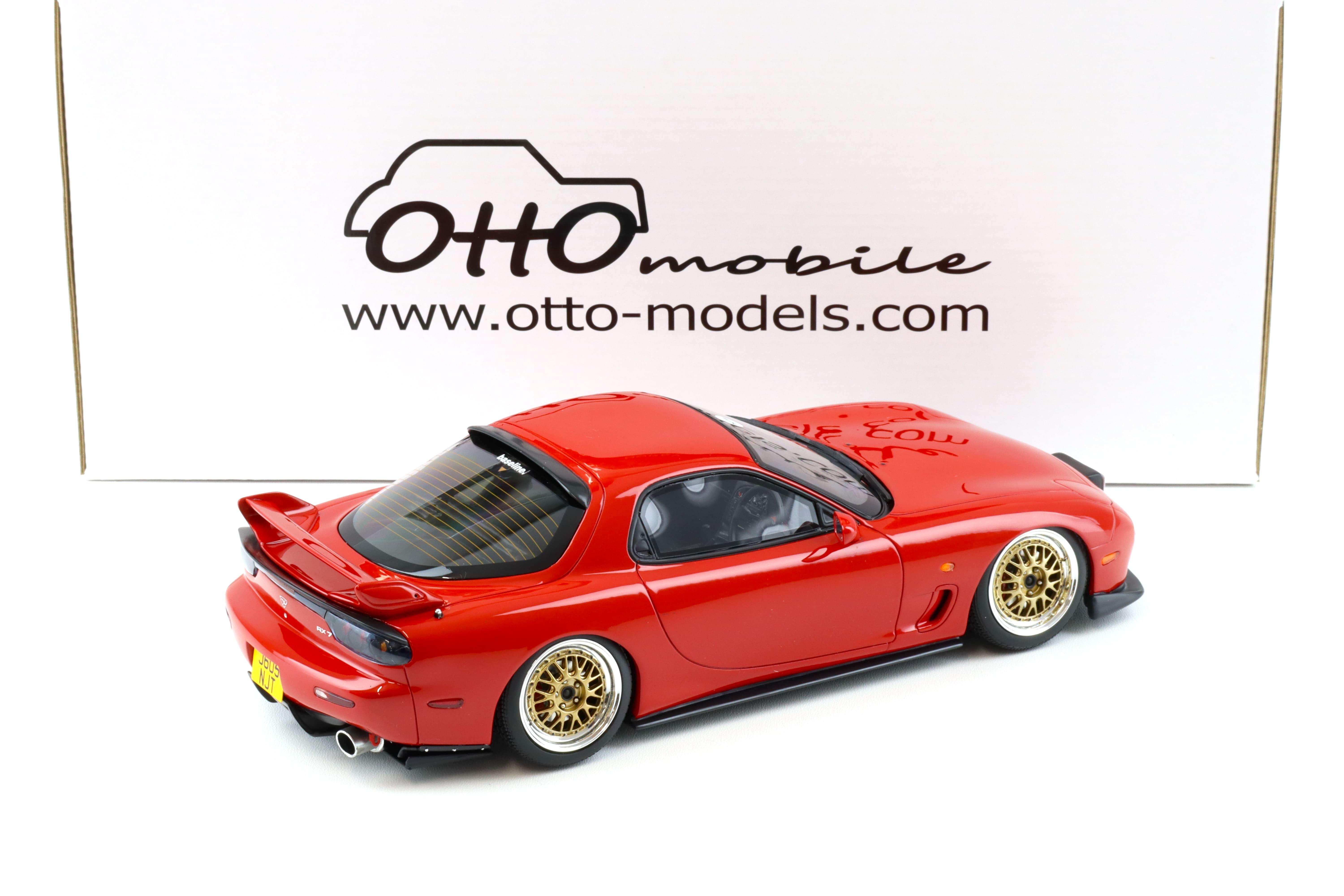 1:18 OTTO mobile OT1062 Mazda RX7 Khyzyl Saleem Tuners red 2020 