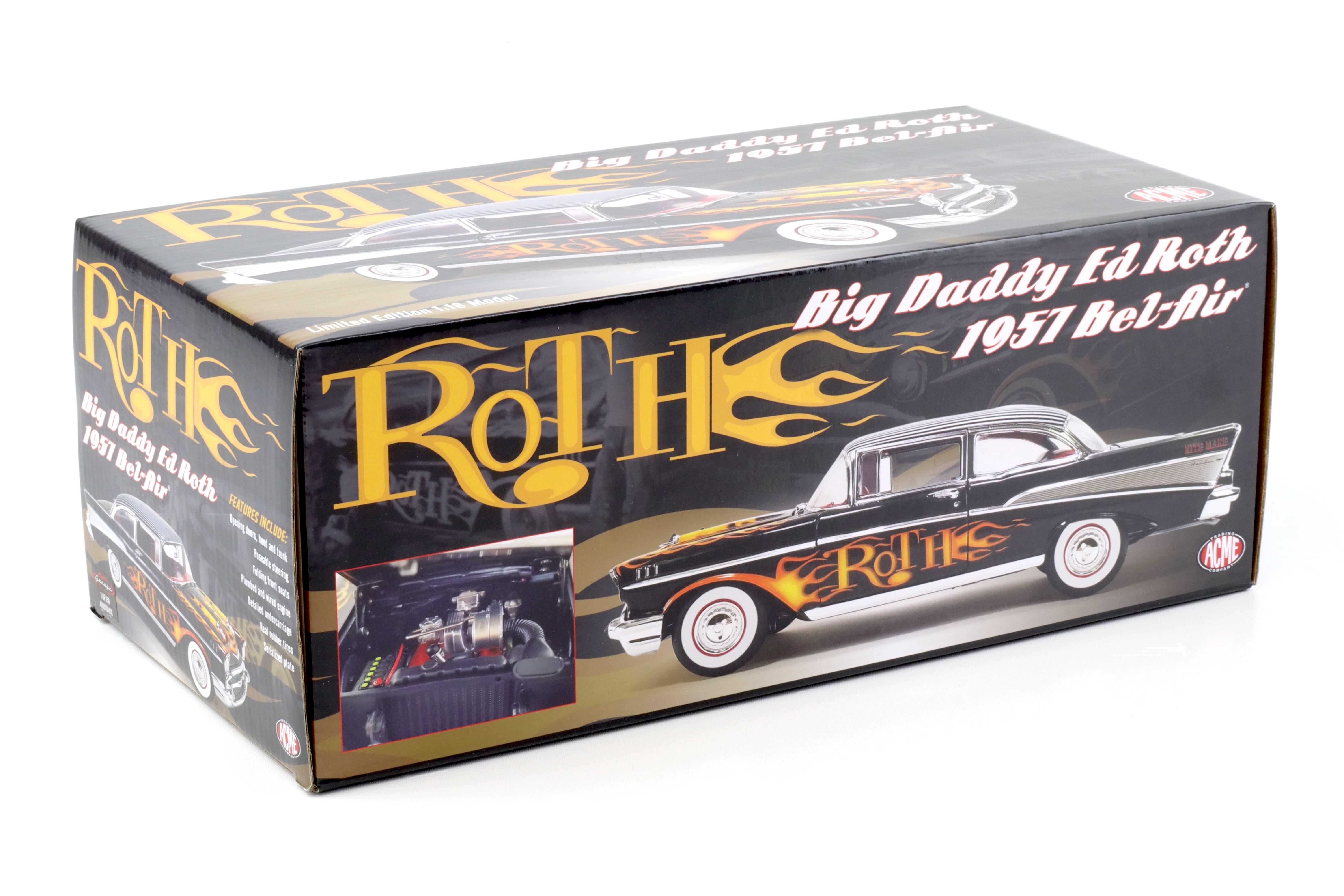 1:18 ACME 1957 Chevrolet Bel Air Big Daddy Ed Roth TOMS GARAGE - Limited 150 pcs.