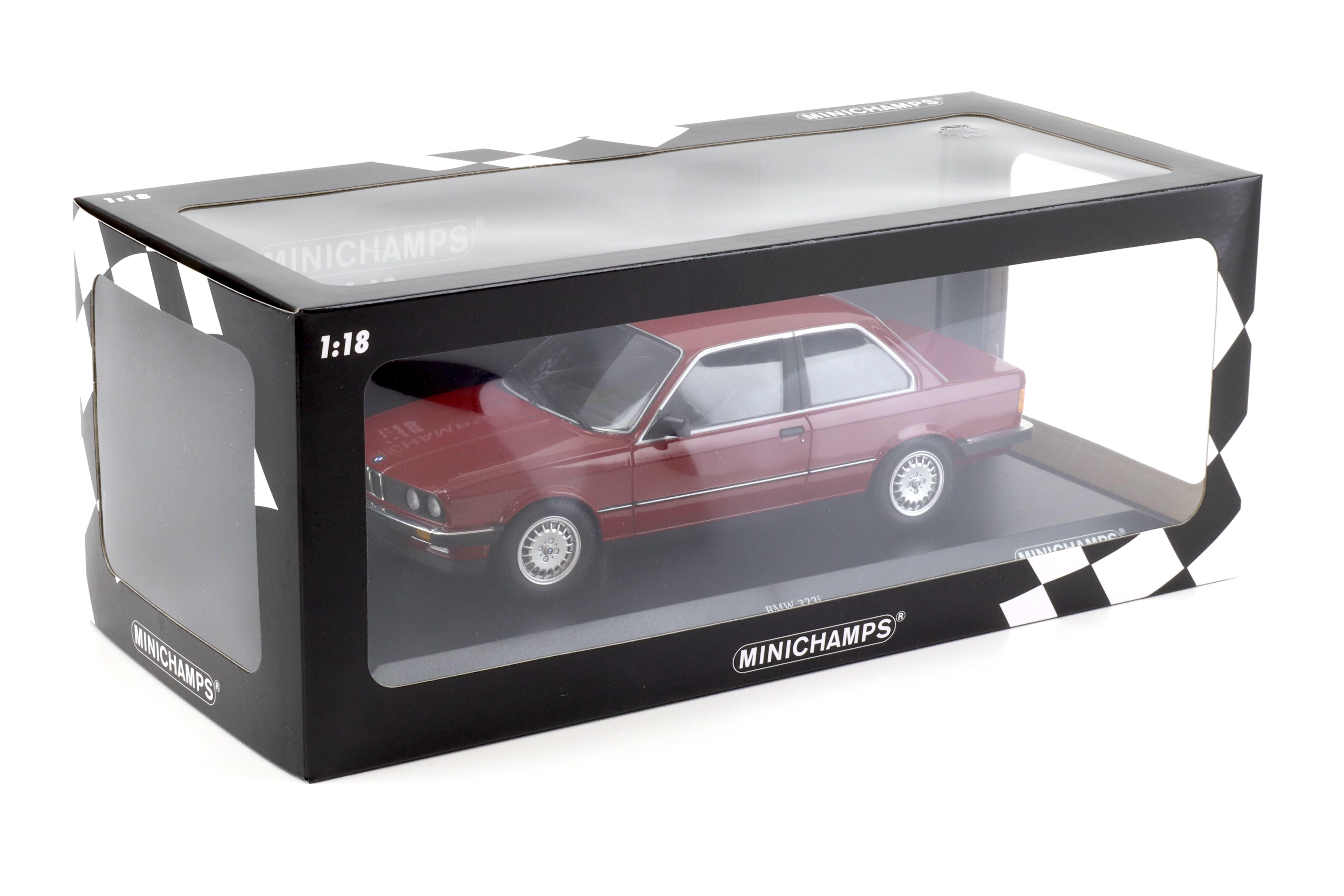 1:18 Minichamps BMW 323i (E30) 1982 carmine red