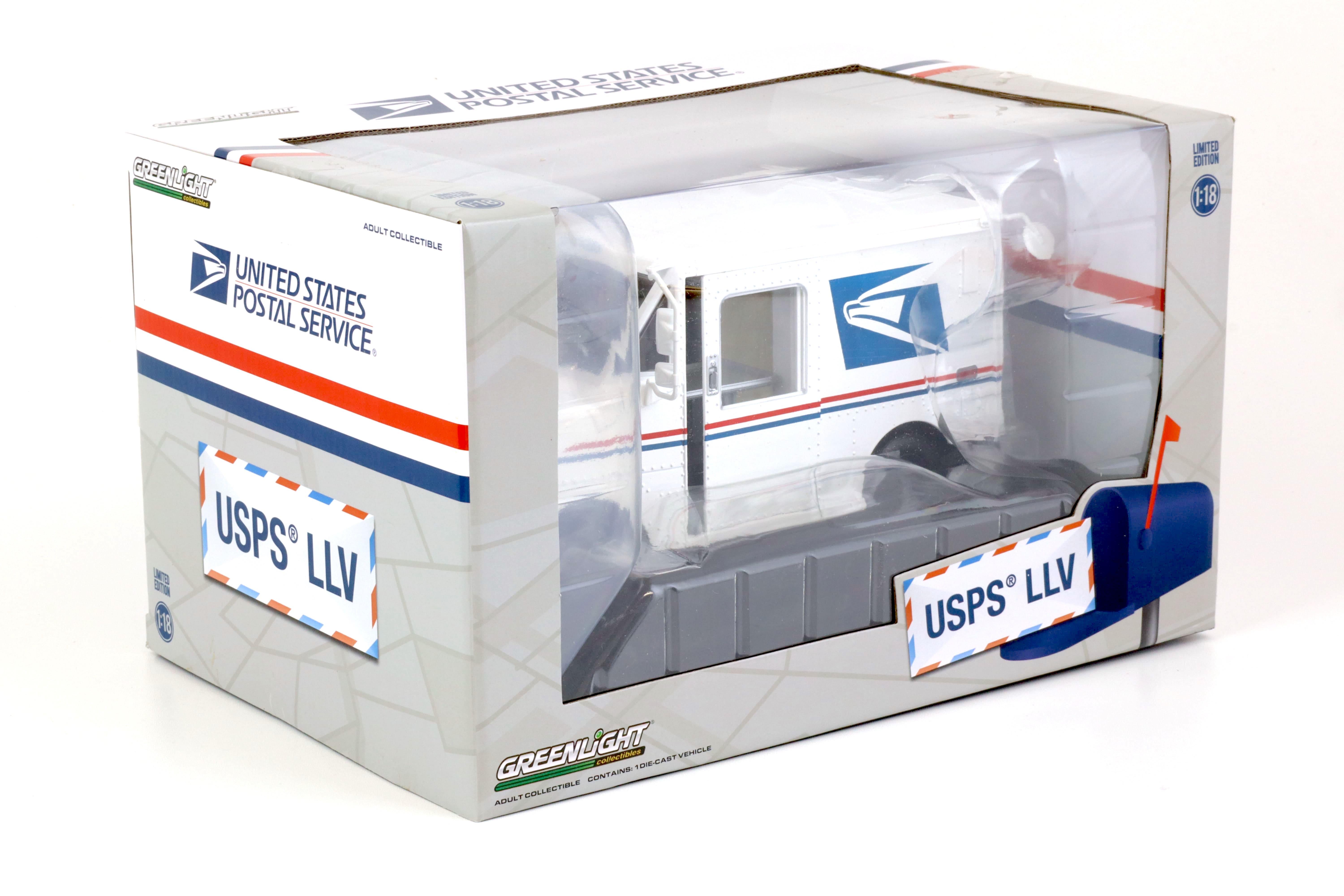 1:18 Greenlight United States Postal Service USPS LLV Delivery Van white