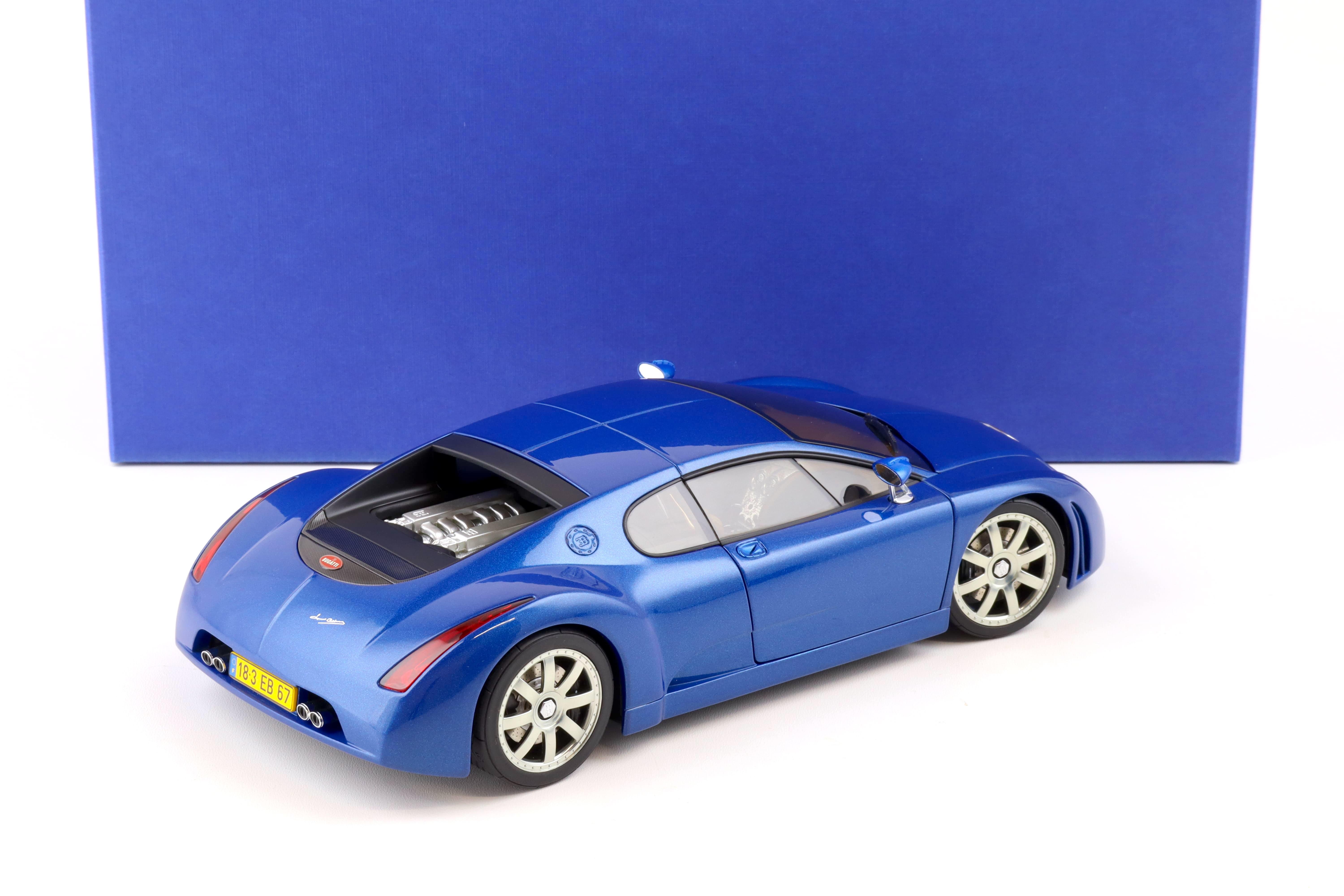 1:18 AUTOart Bugatti EB 18.3 Chiron 1999 blue metallic 70911