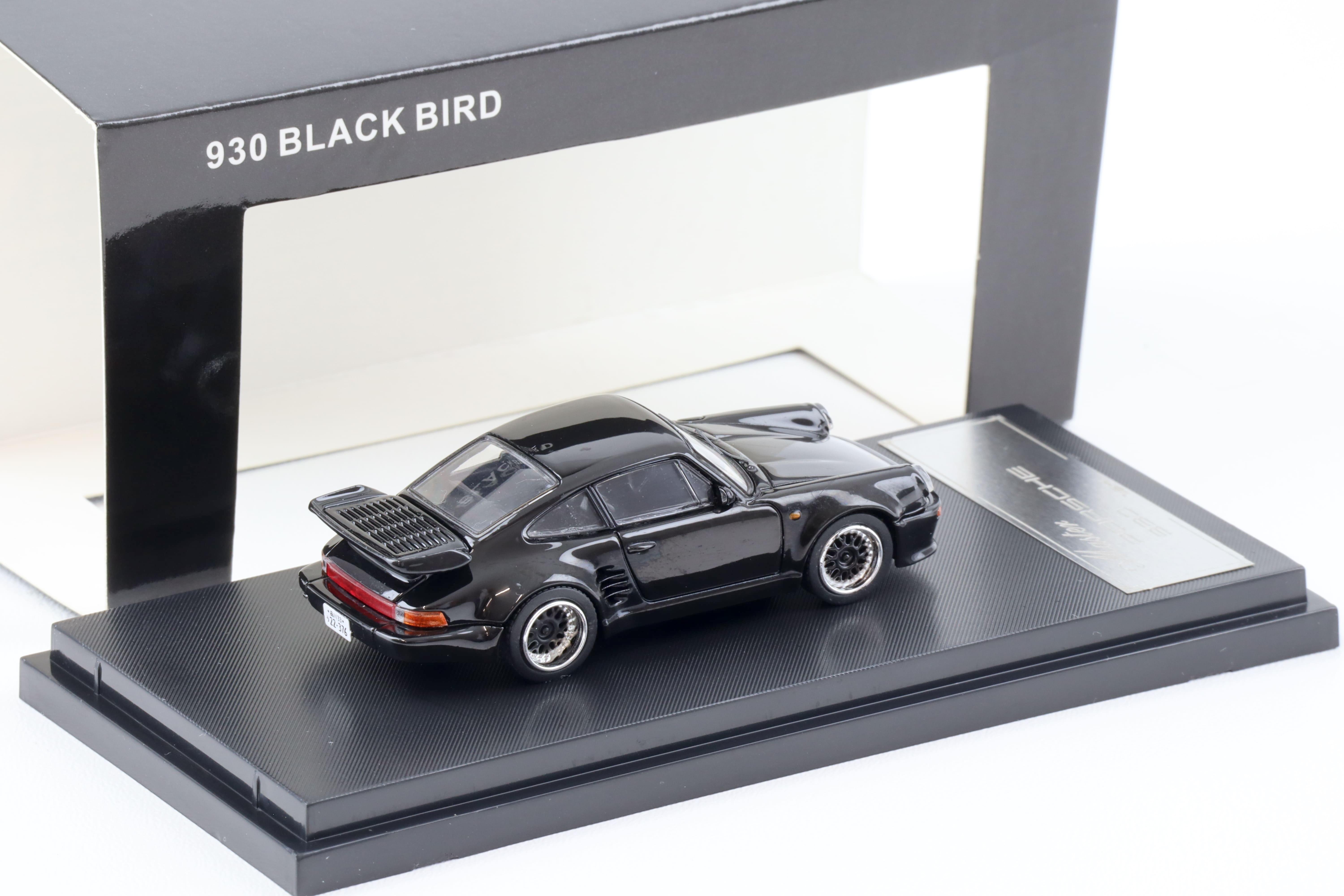 1:64 Master Porsche 911 930 Turbo Black Bird Midnight black Diecast