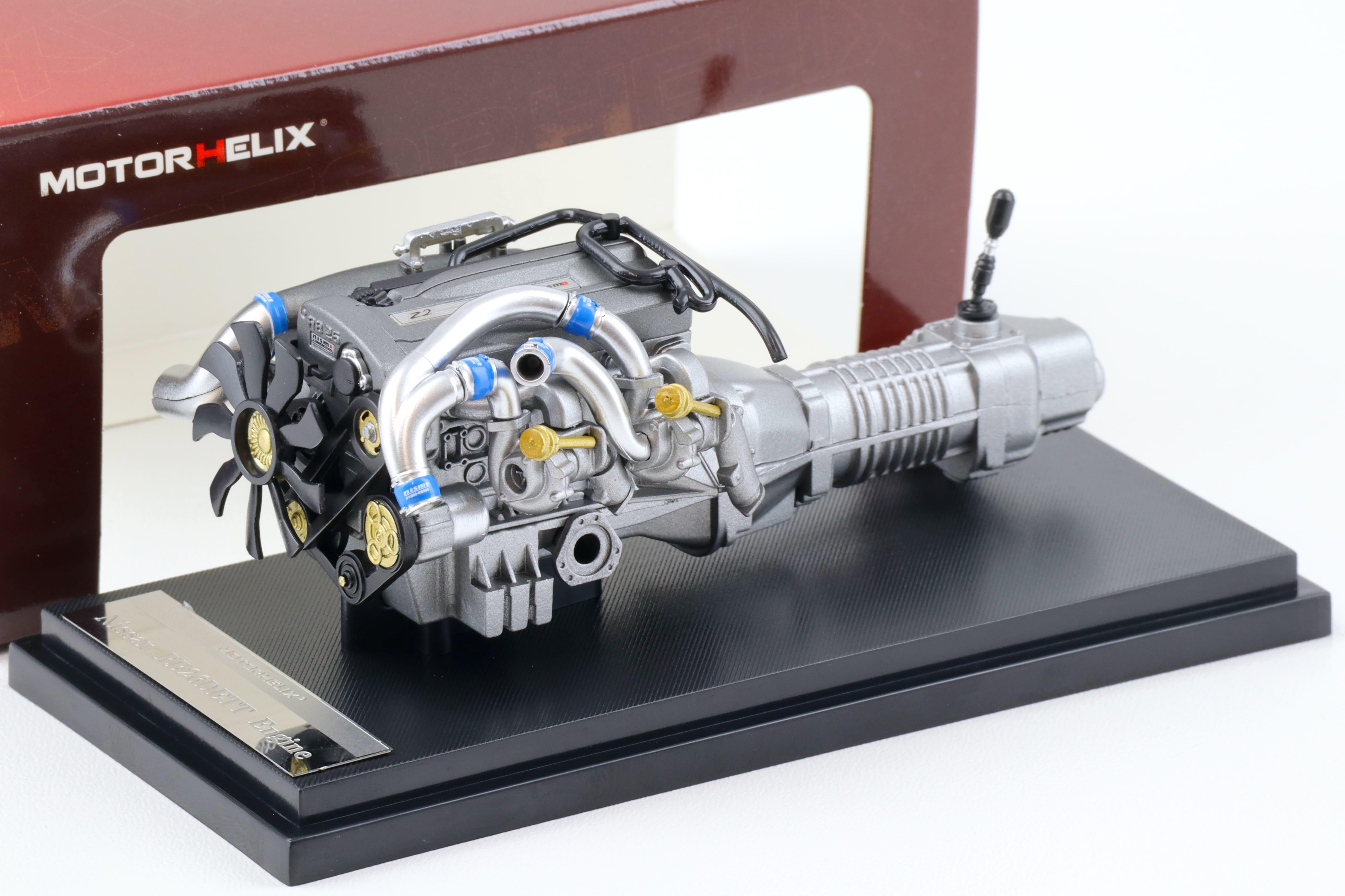 1:18 Motorhelix Zubehör Nissan Skyline GT-R (R34) RB26DETT Motor Engine 