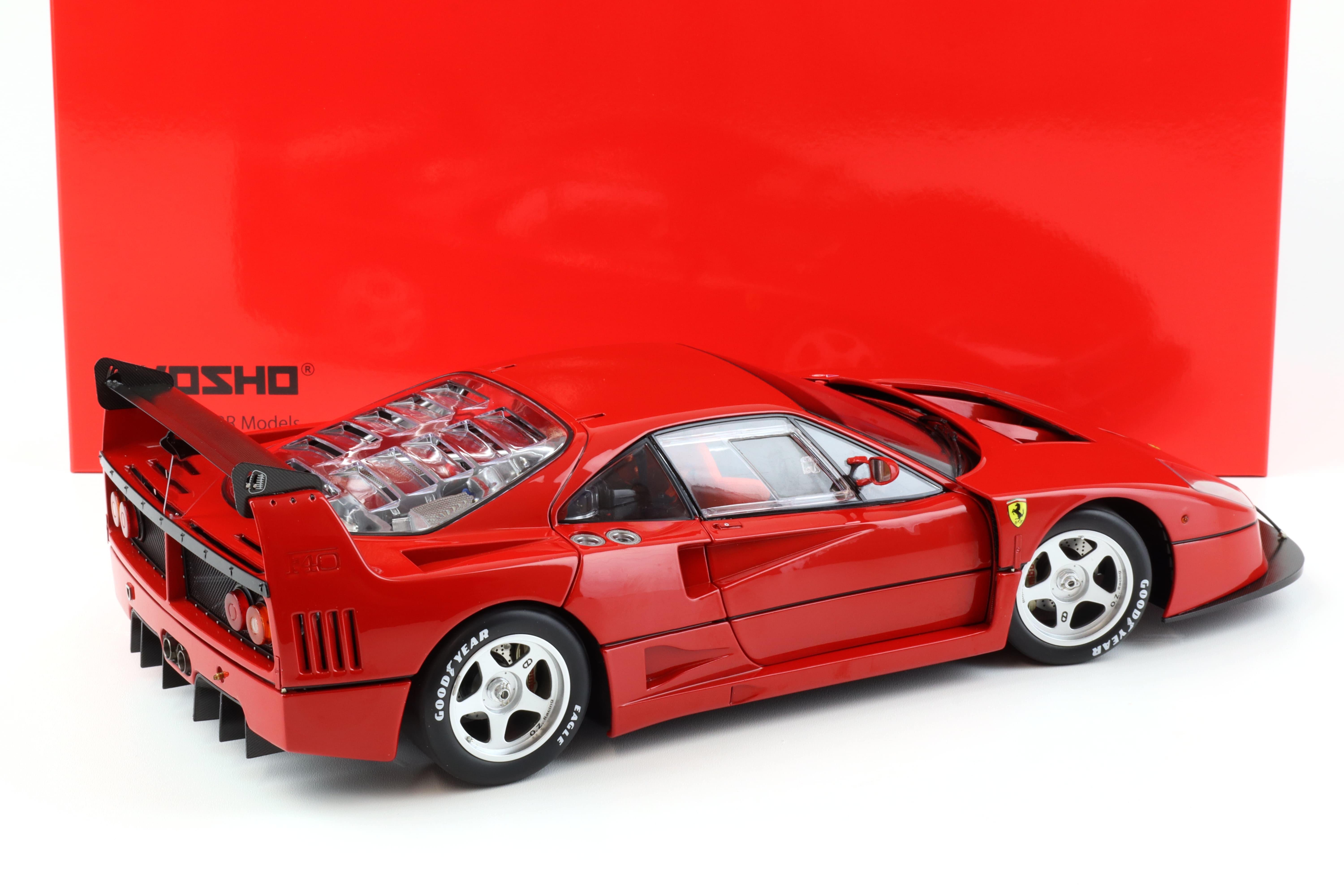 1:12 Kyosho Ferrari F40 Competizione 1989 Rosso Corsa red Diecast 08602CR