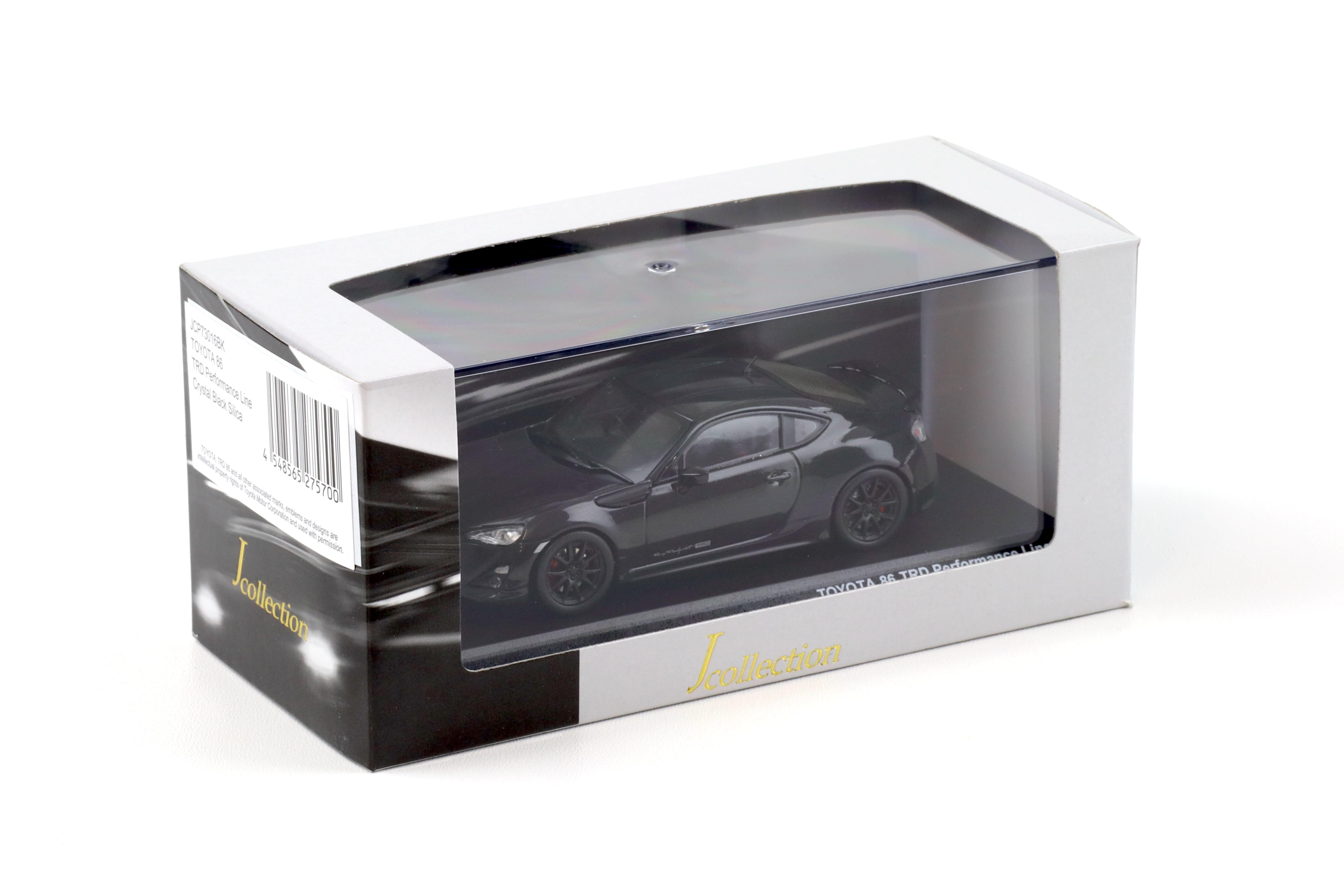 1:43 J-Collection Kyosho Toyota 86 TRD Performance Line Crystal black Silica