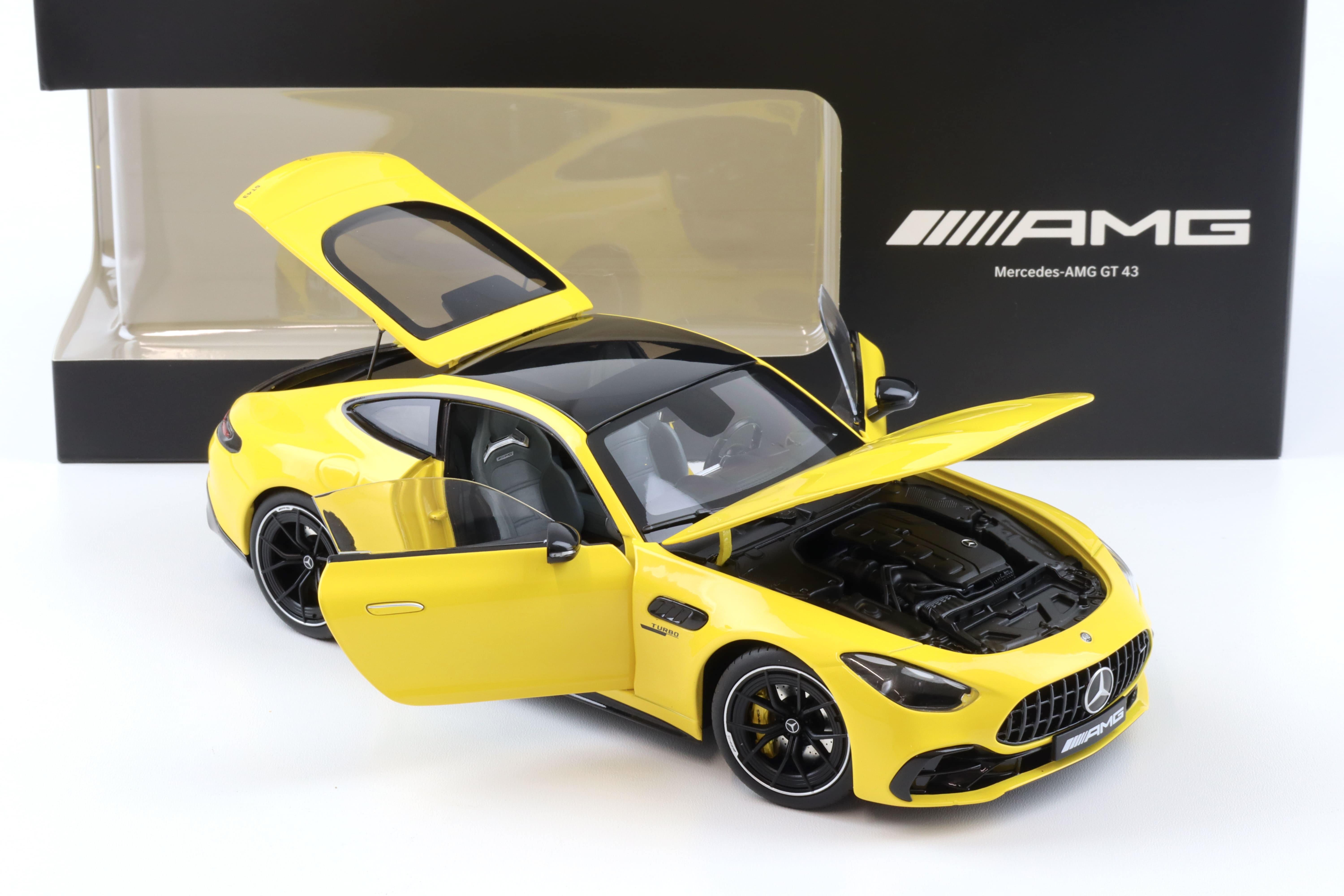 1:18 NZG Mercedes AMG GT 43 sun yellow GTC192 DEALER VERSION