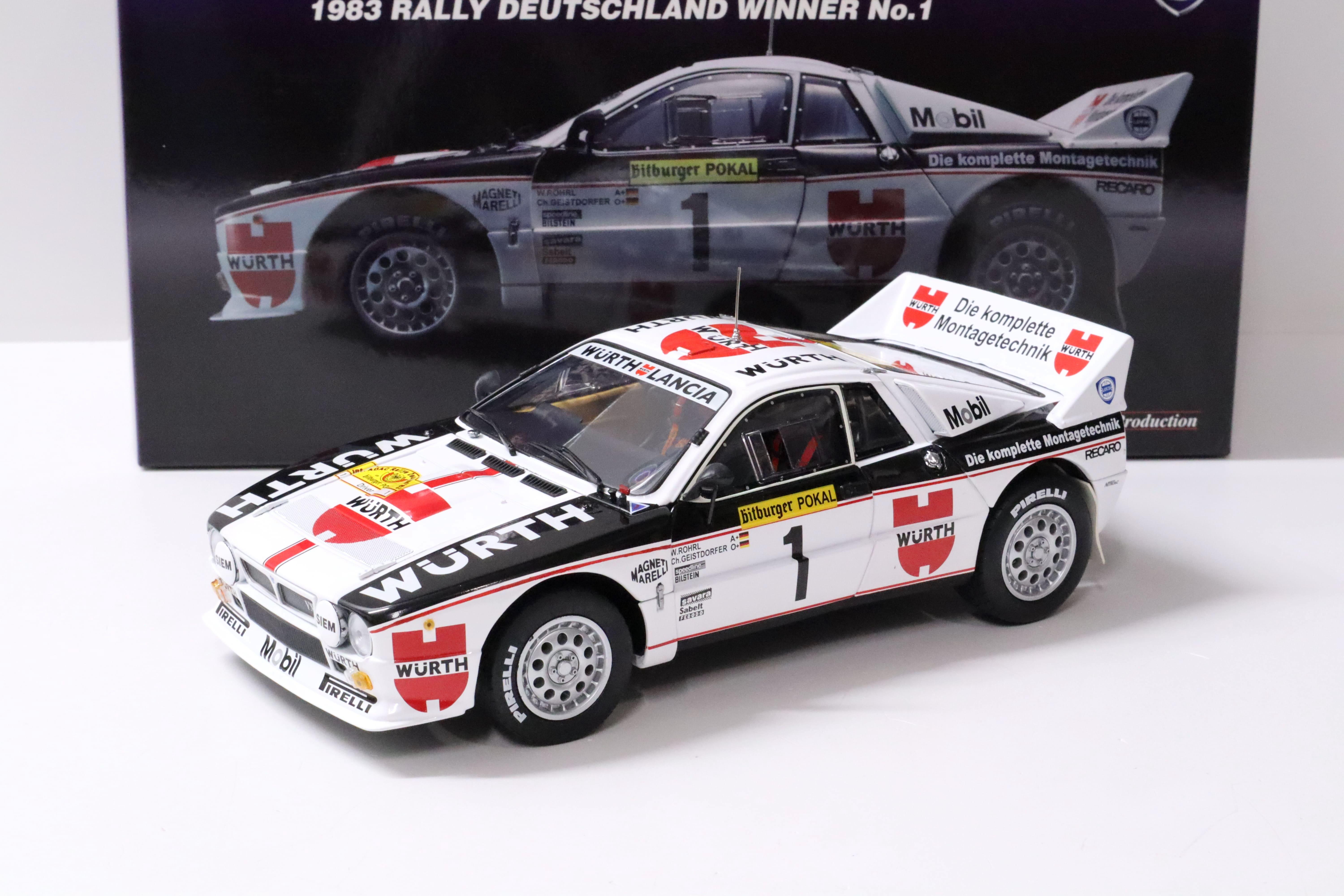 1:18 Kyosho Lancia 037 Rally Deutschland Winner #1 WÜRTH