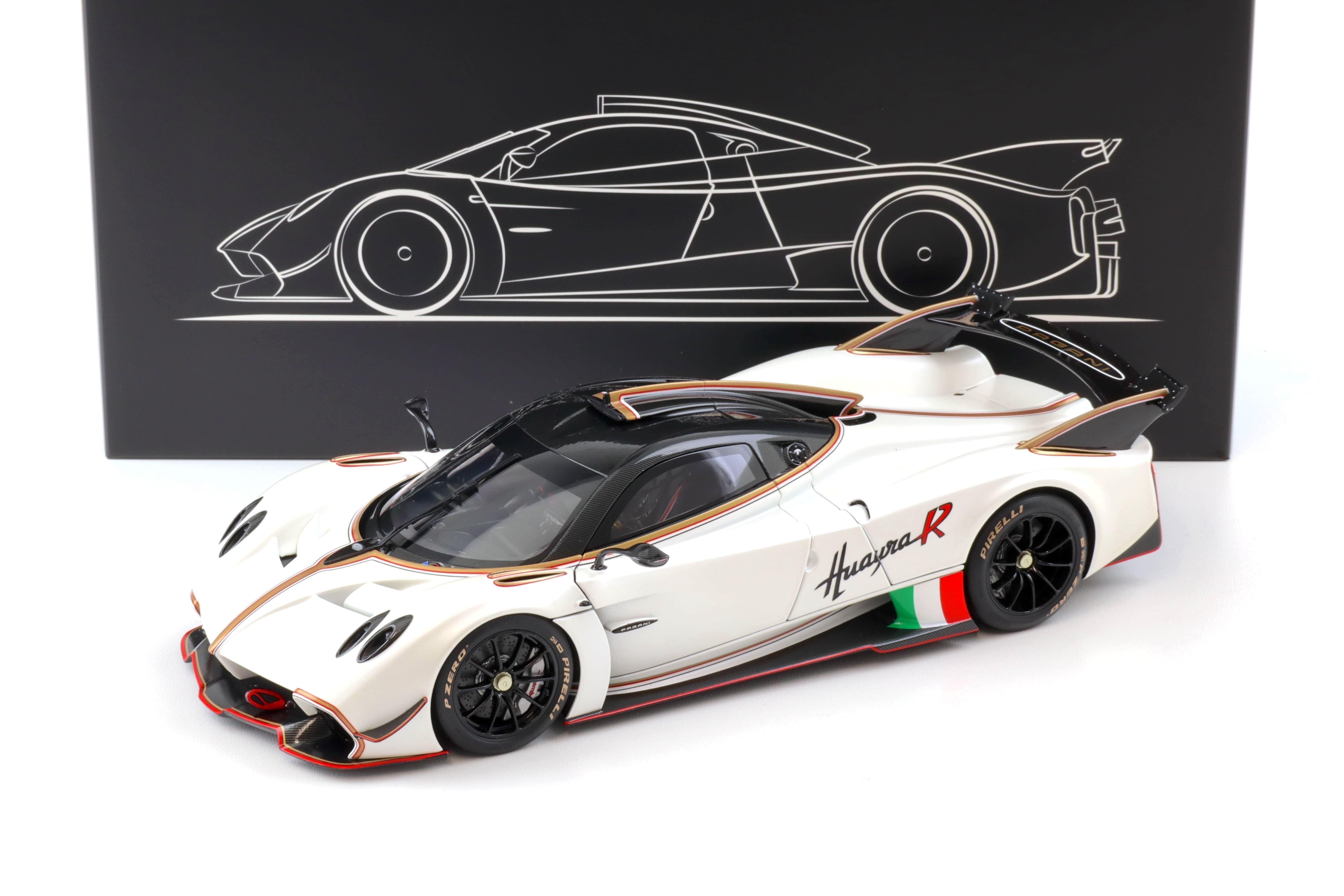 1:18 LCD Models Pagani Huayra R 2021 pearl white LCD18012-PW