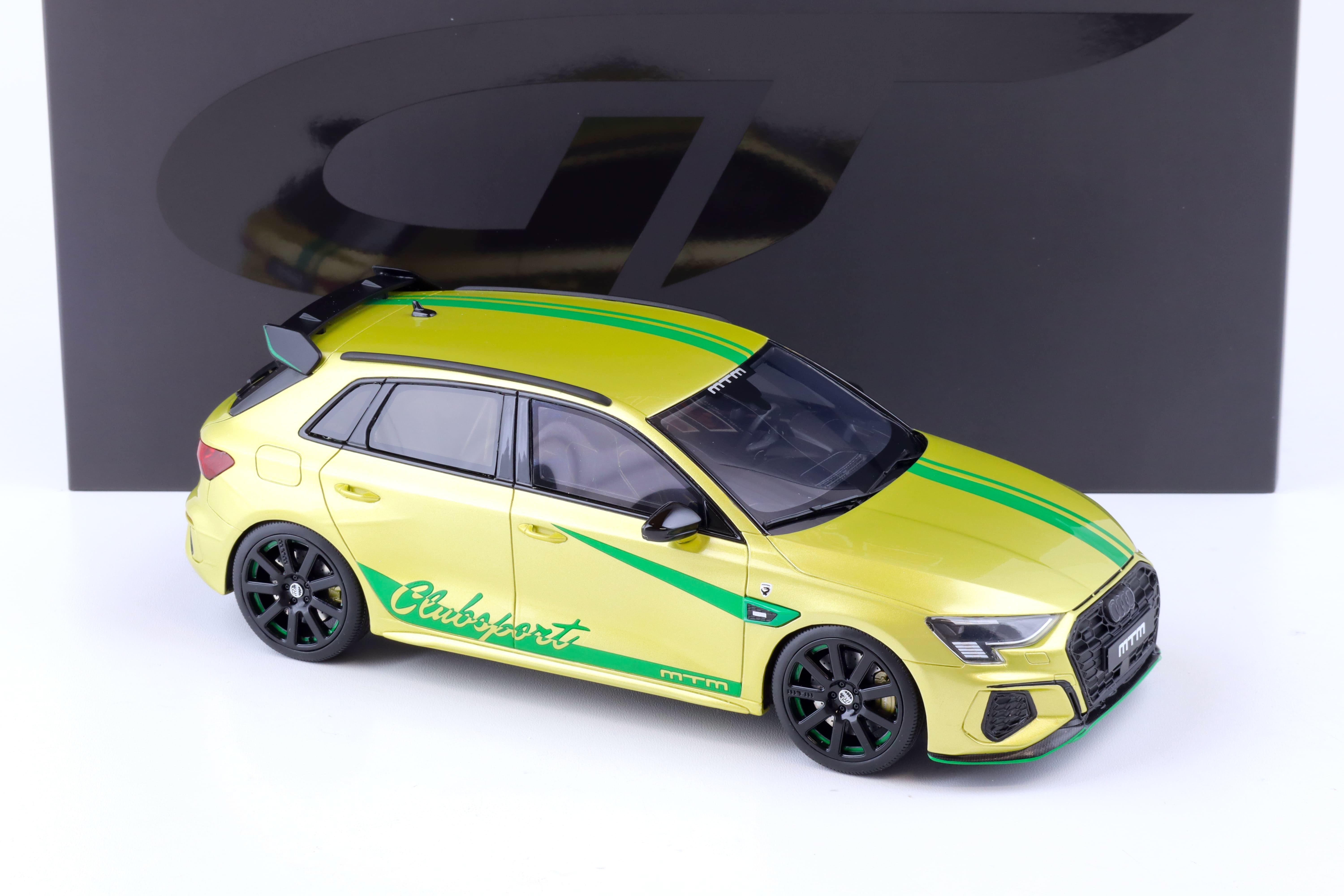 1:18 GT Spirit GT891 Audi S3 MTM Clubsport yellow metallic/ green accents 2022