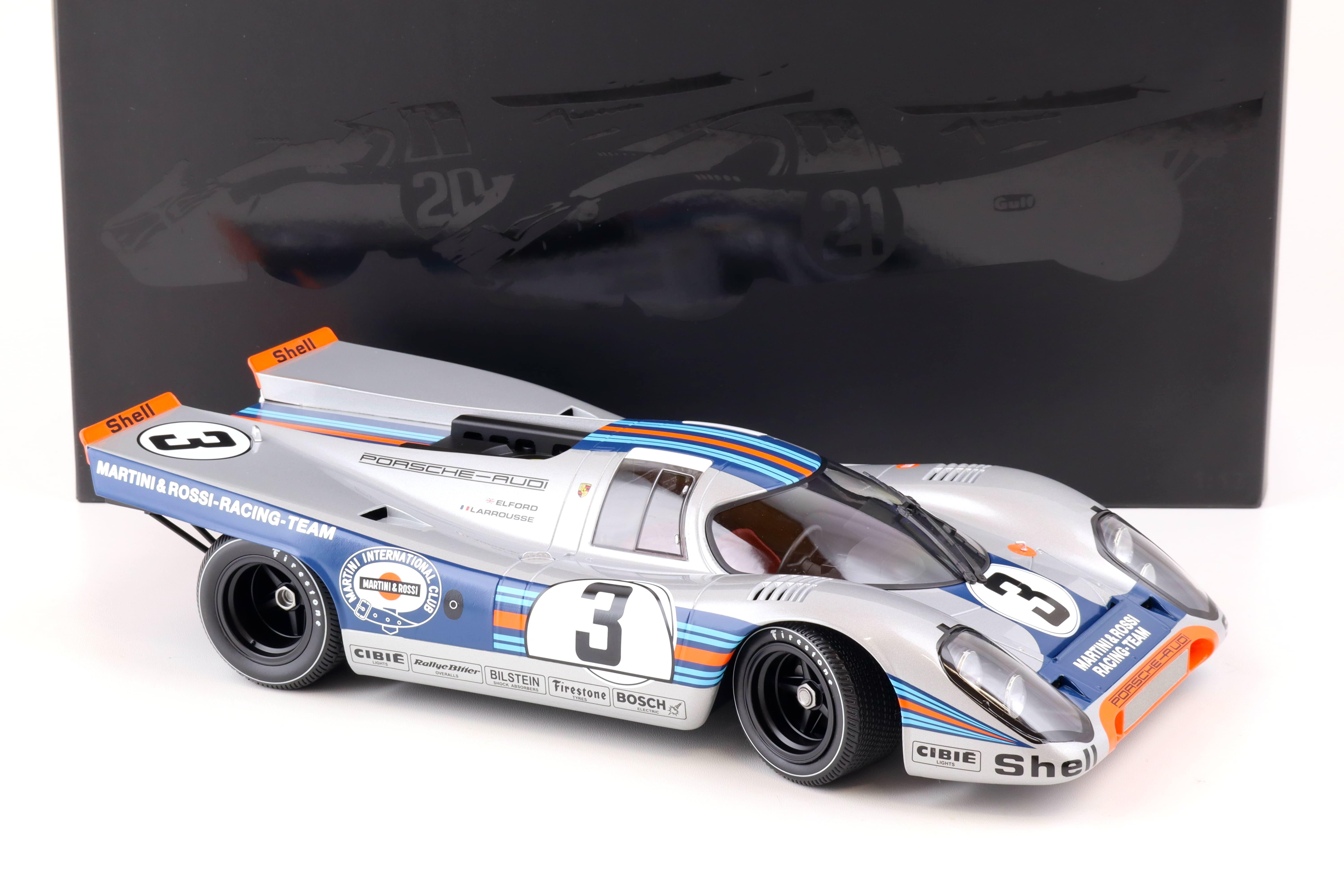 1:12 Minichamps Porsche 917K Martini & Rossi Racing Elford Winners Sebring 12h 1971