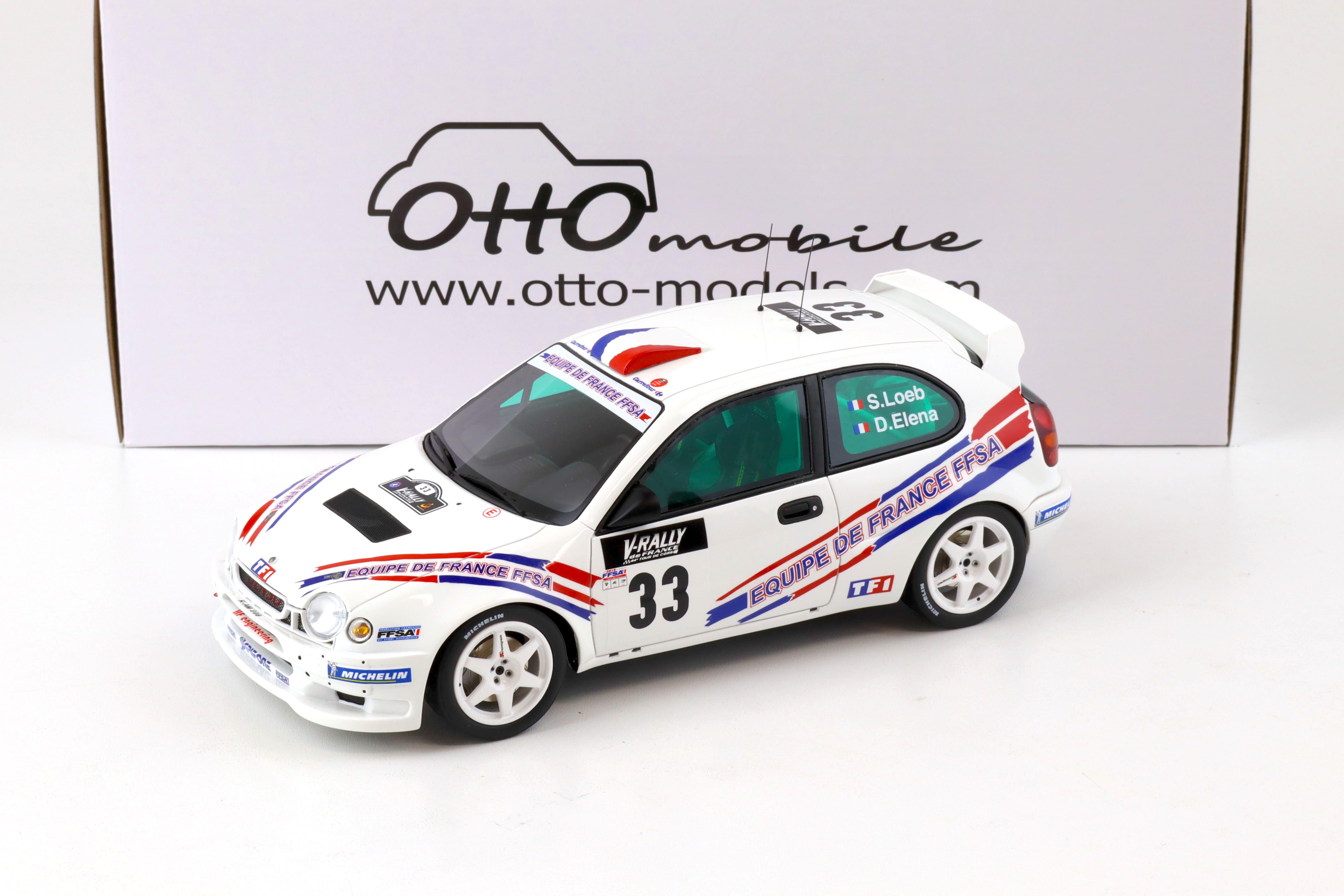 1:18 OTTO mobile OT996 Toyota Corolla WRC Tour De Crose 2000 S.Loeb #33