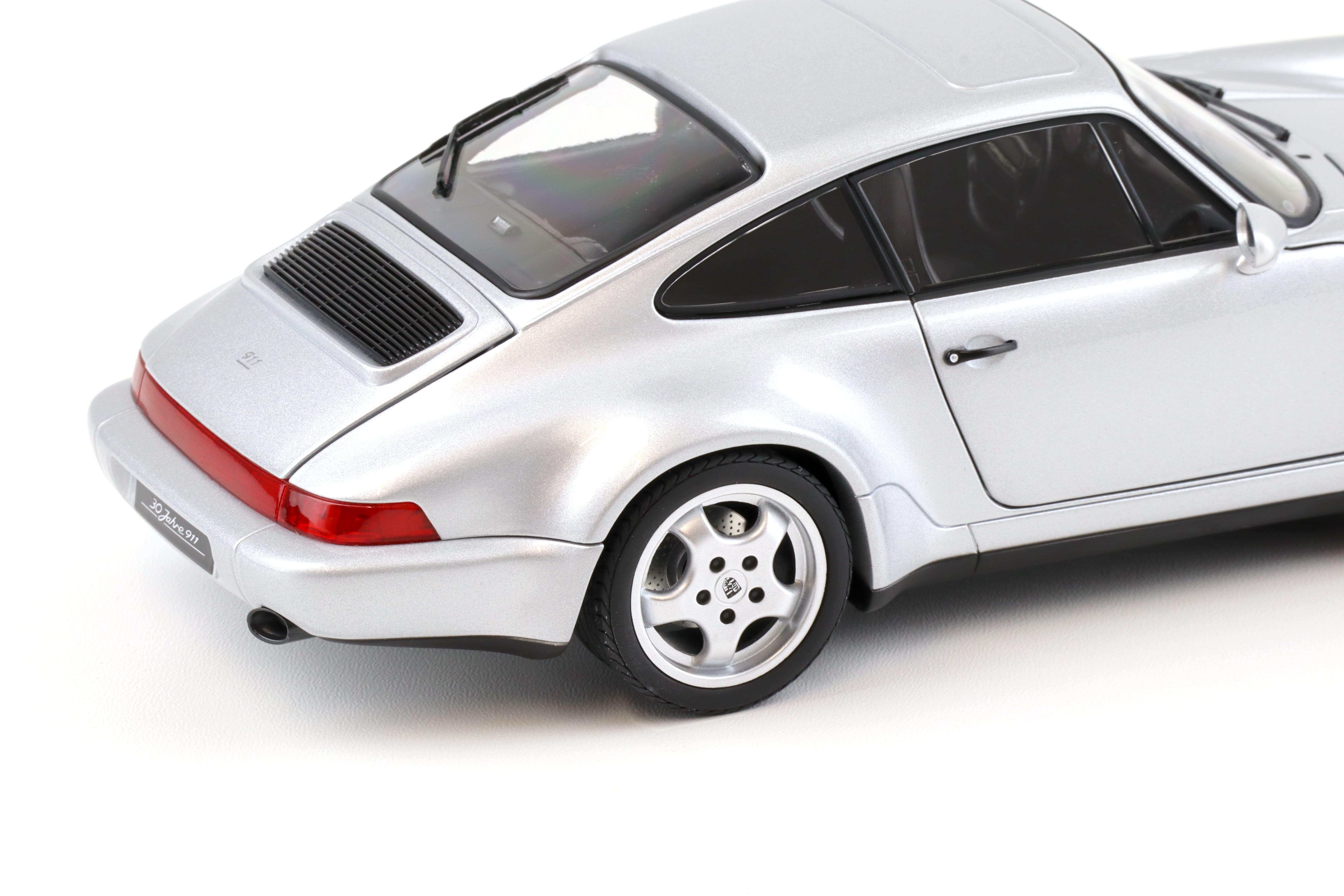 1:18 Norev Porsche 911 964 Carrera 4 WTL 30 Jahre 911 Polar silver - Limited 999 pcs. 1:18 Norev Porsche 911 964 Carrera 4 WTL 30 Jahre 911 Polar silver - Limited 999 pcs.