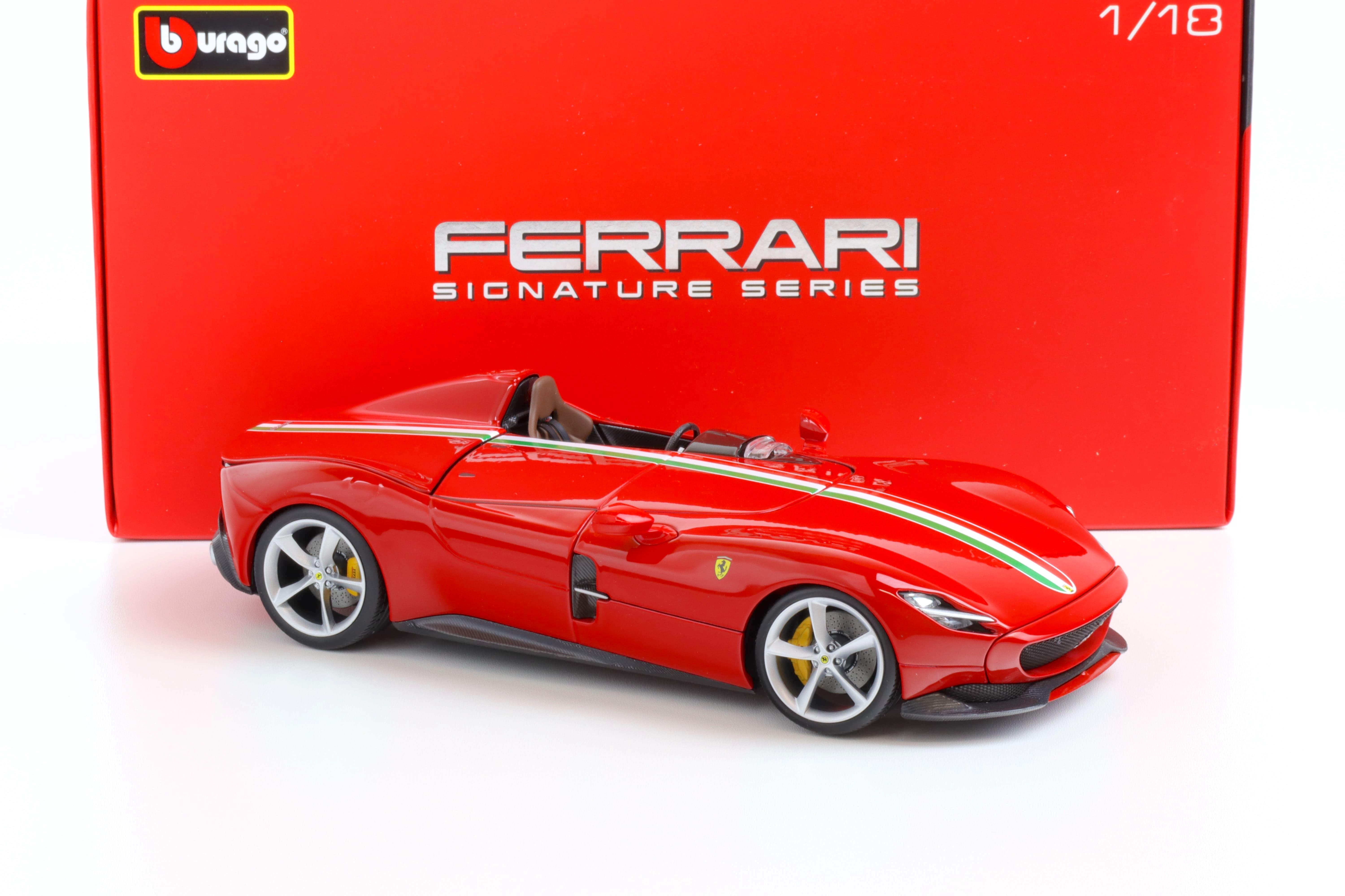 1:18 Bburago Signature Ferrari Monza SP1 red/ Italian flag 2019