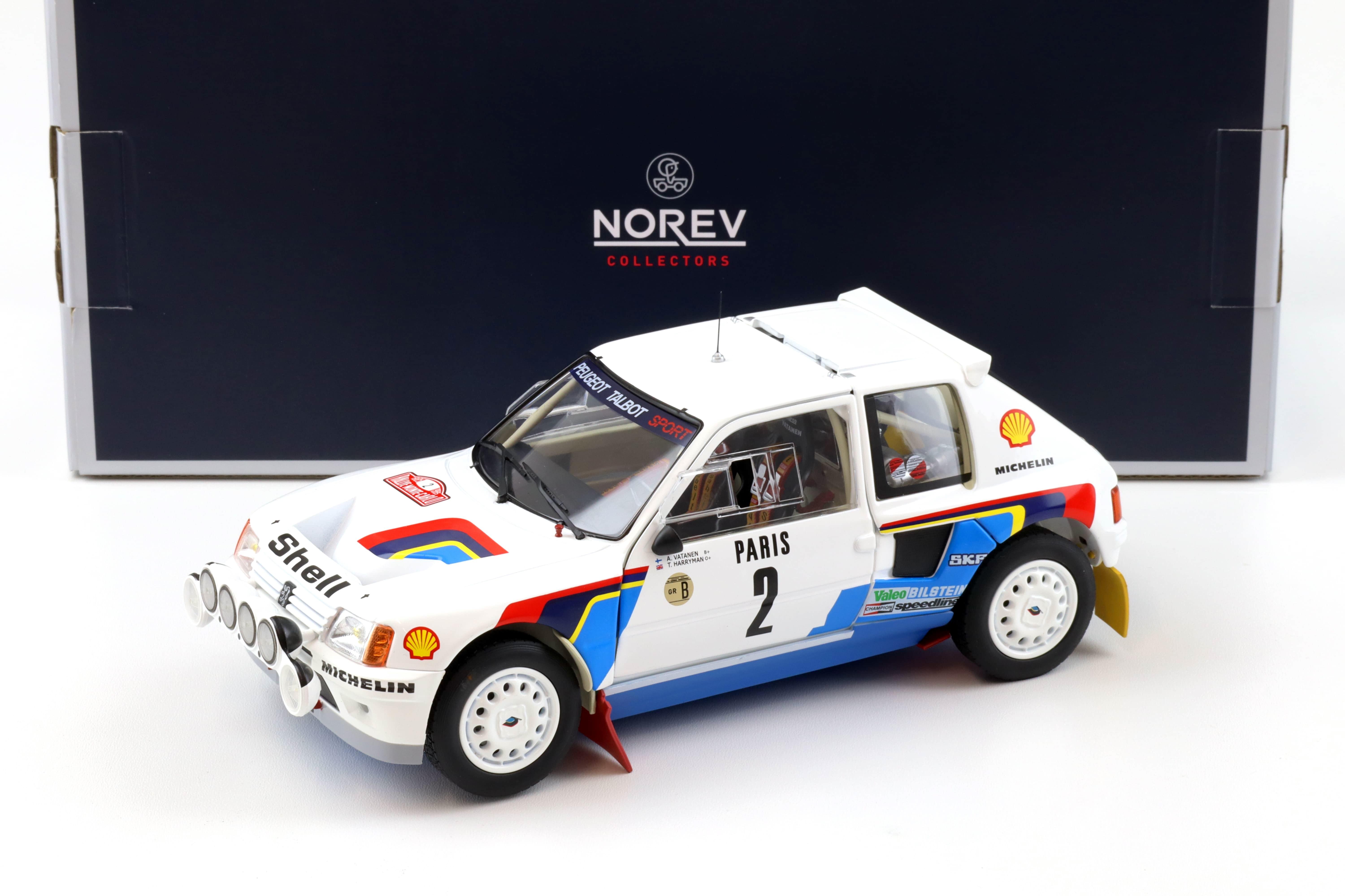 1:18 Norev Peugeot 205 T16 #2 Rally Monte Carlo 1985 Vatanen/Harryman 184864