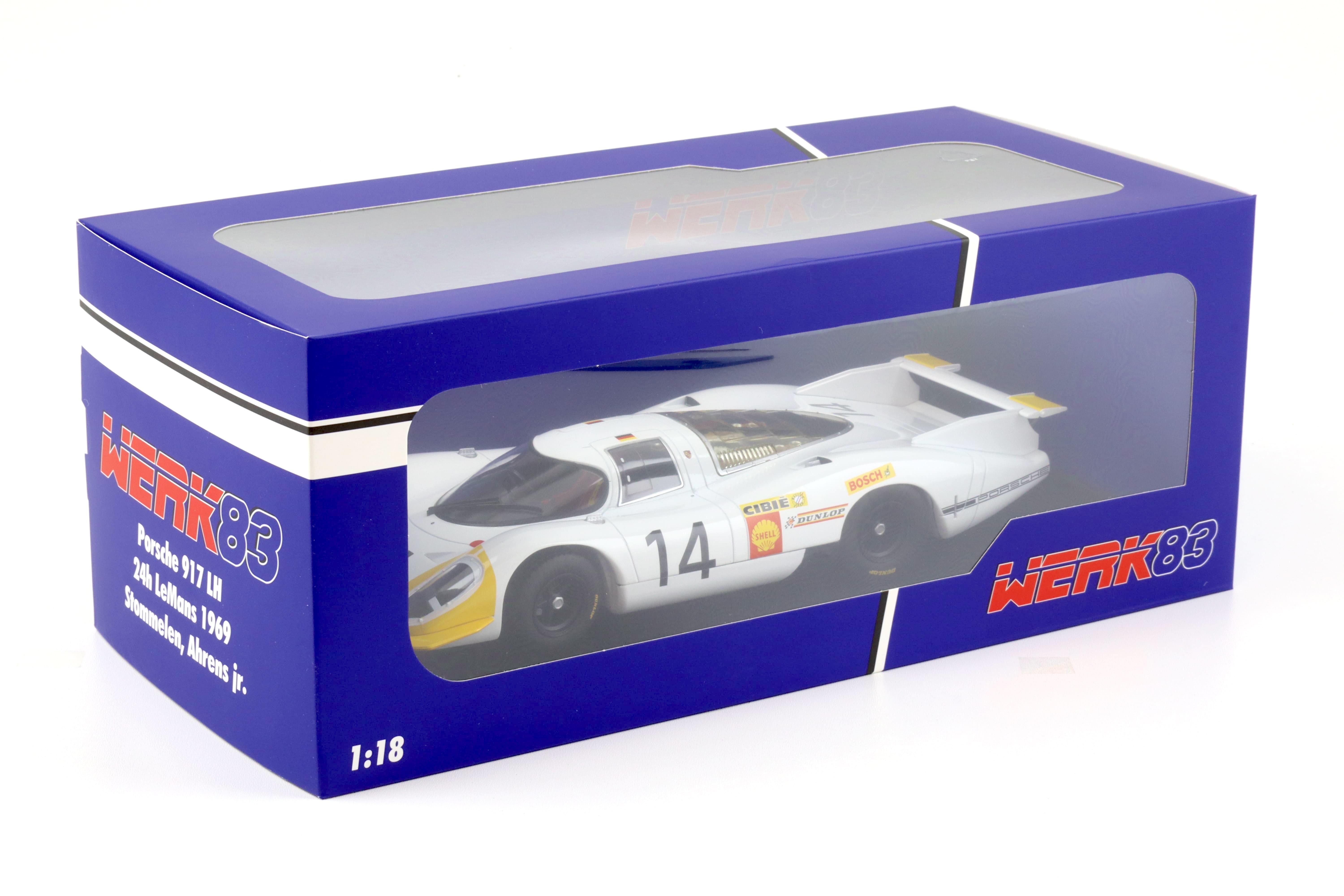 1:18 WERK83 Porsche 917 LH 24h Le Mans 1969 Strommelen/ Ahrens Jr. #14