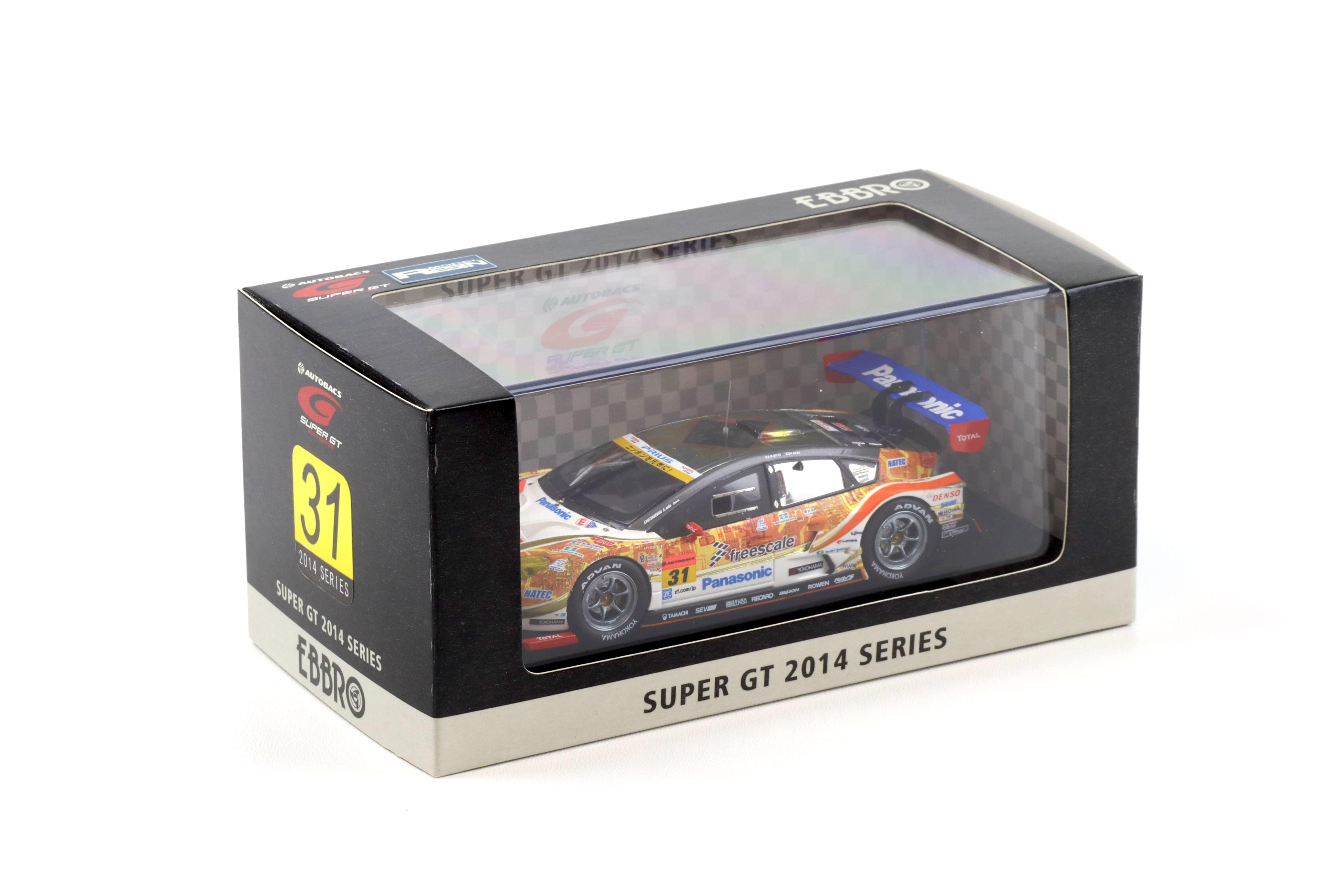 1:43 Ebbro Toyota Prius Super GT300 OGT Panasonic Prius 2014 #31 Nitta/ Saga