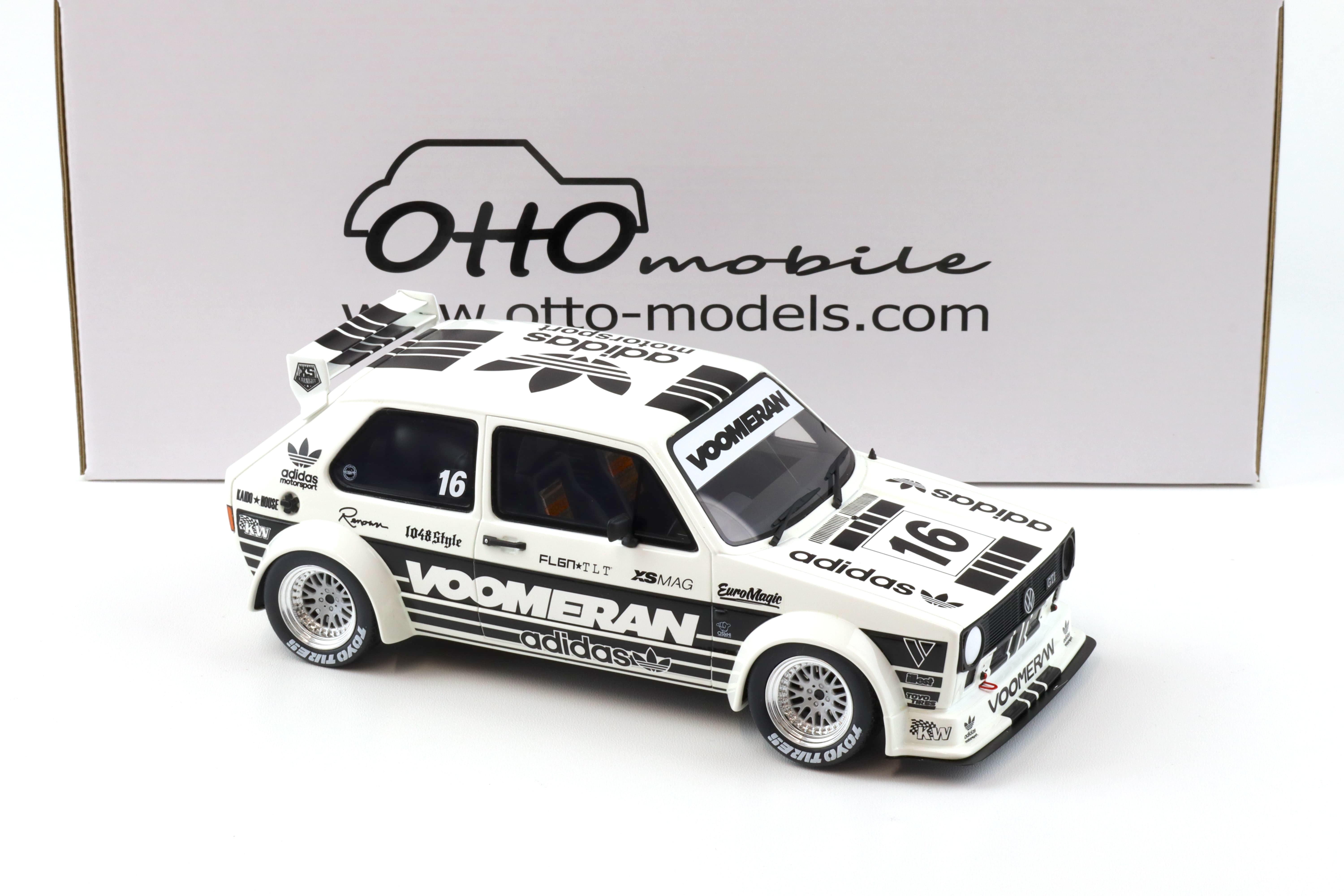 1:18 OTTO mobile OT1061 VW Golf 1 GTI Voomeran Tuners white 