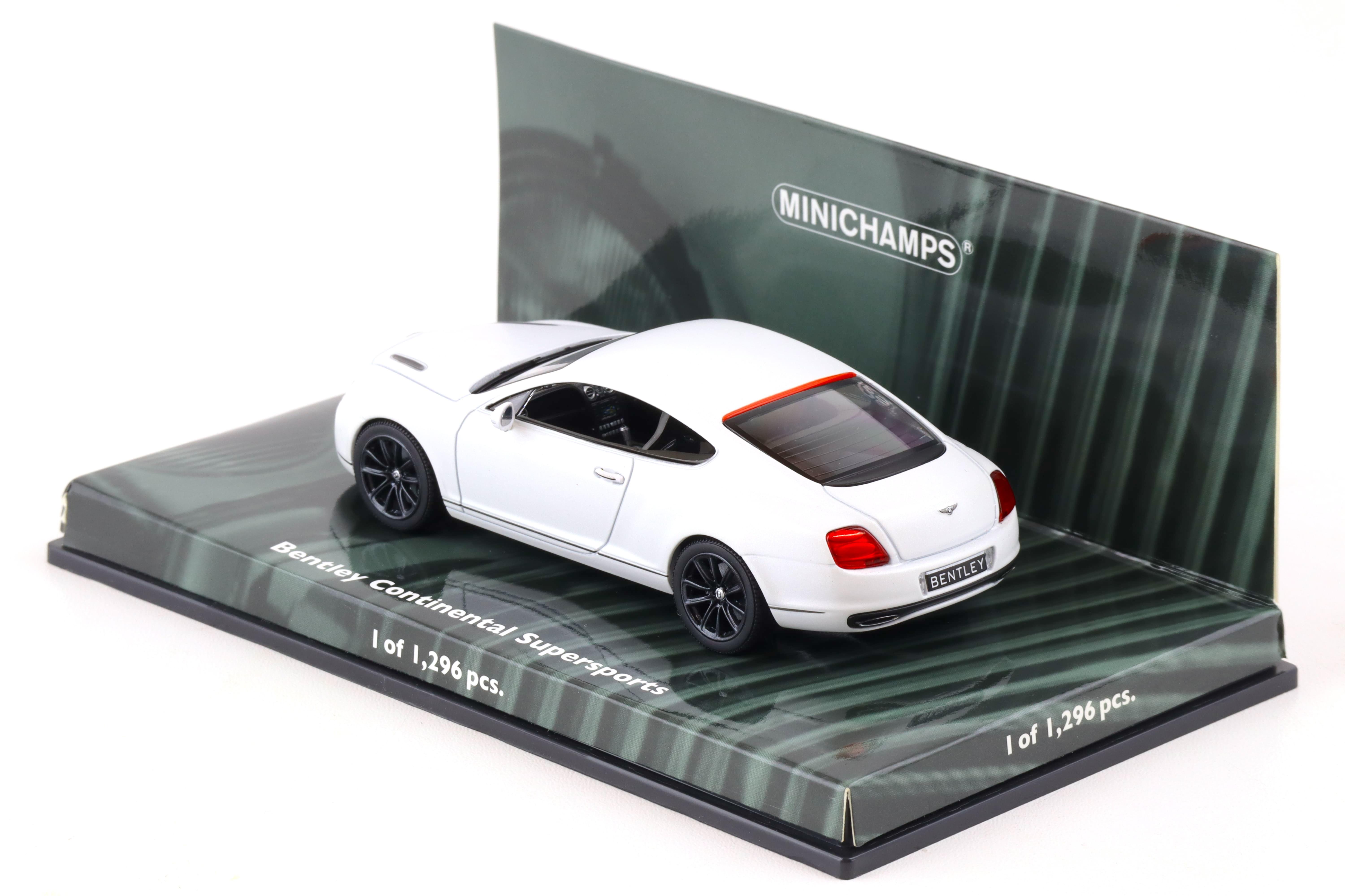 1:43 Minichamps Bentley Continental Supersports 2009 satin white 