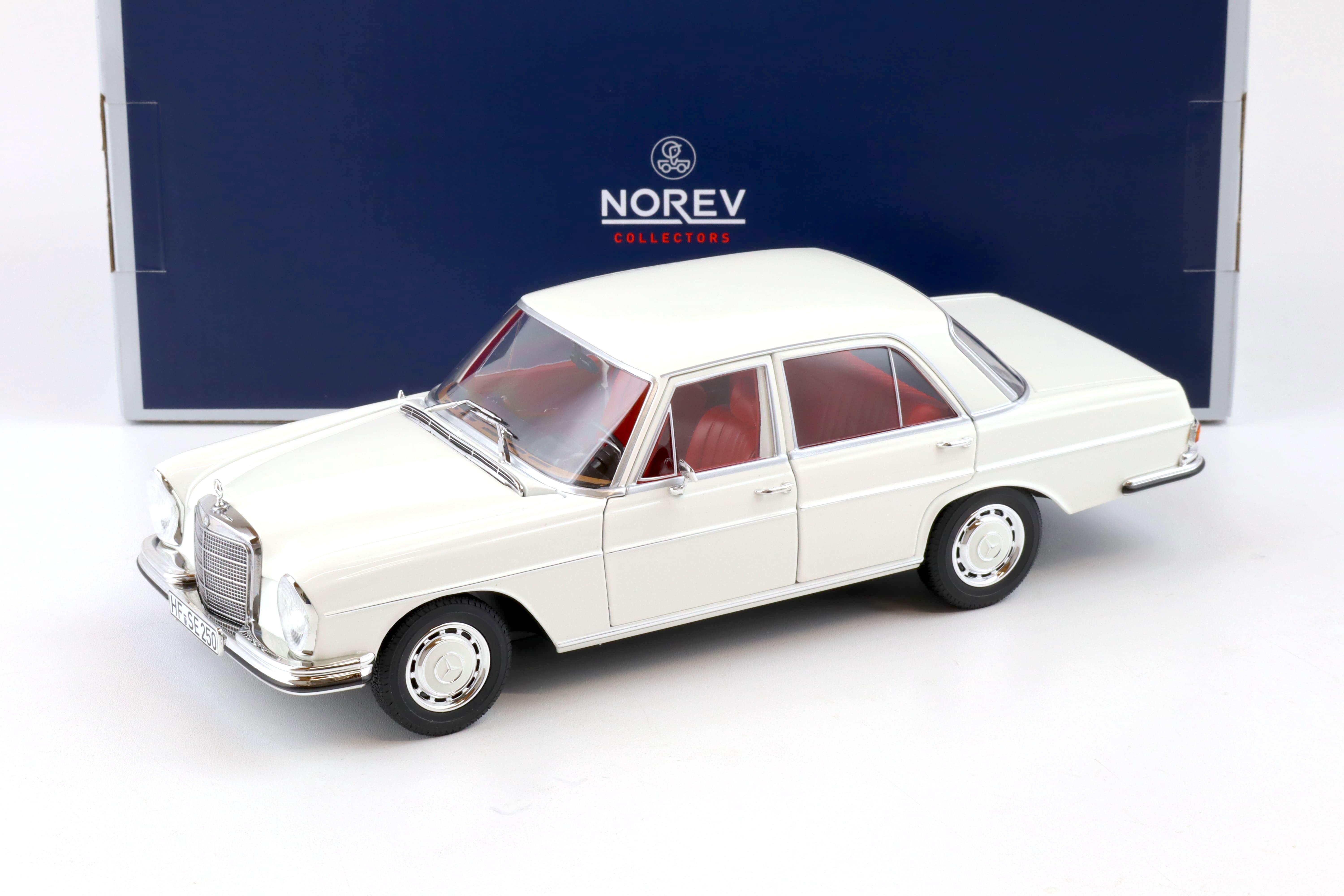 1:18 Norev Mercedes 250 SE W108 Limousine 1967 white (DB050) - Limited 1000 pcs.