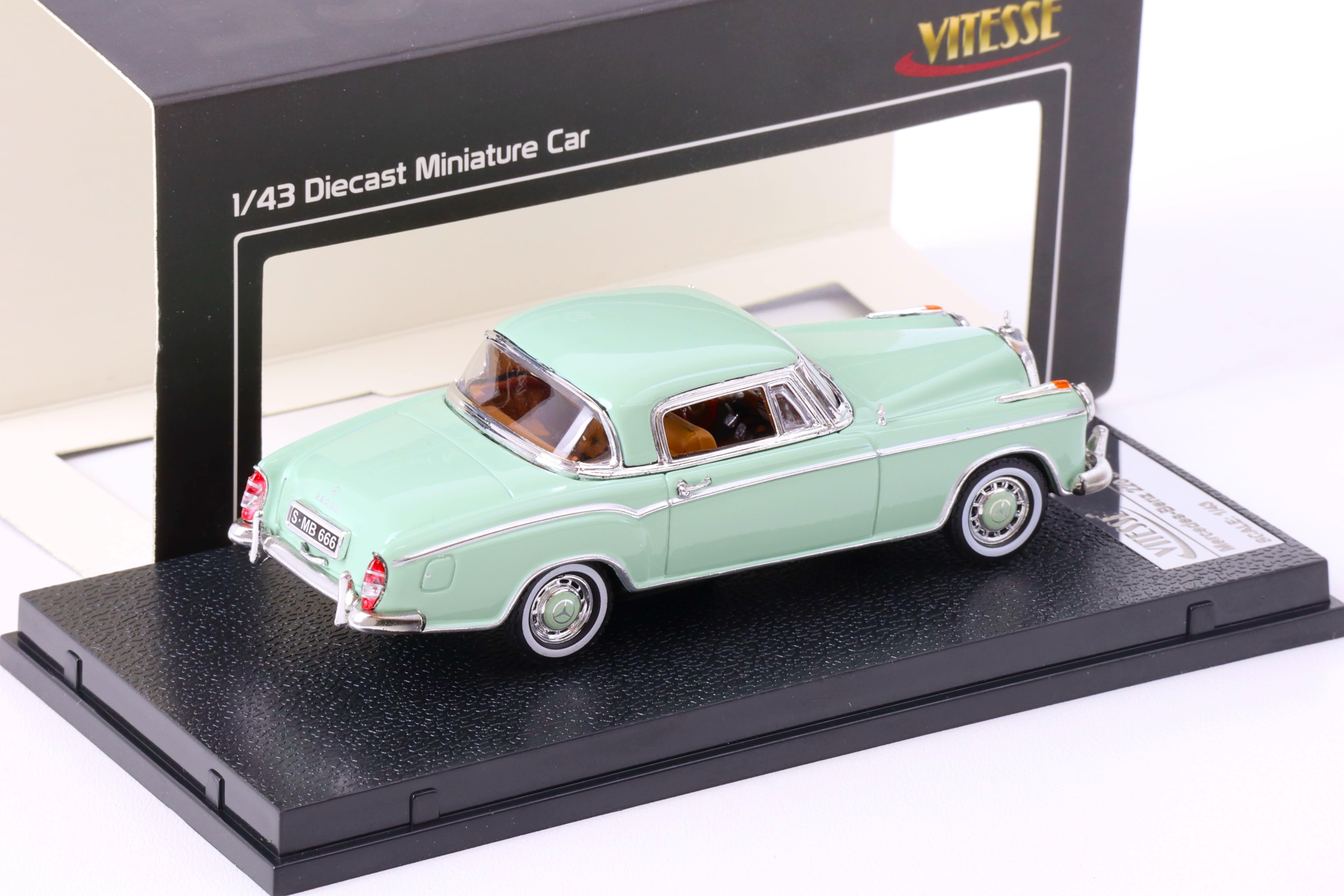 1:43 Vitesse 1958 Mercedes 220 SE Coupe green