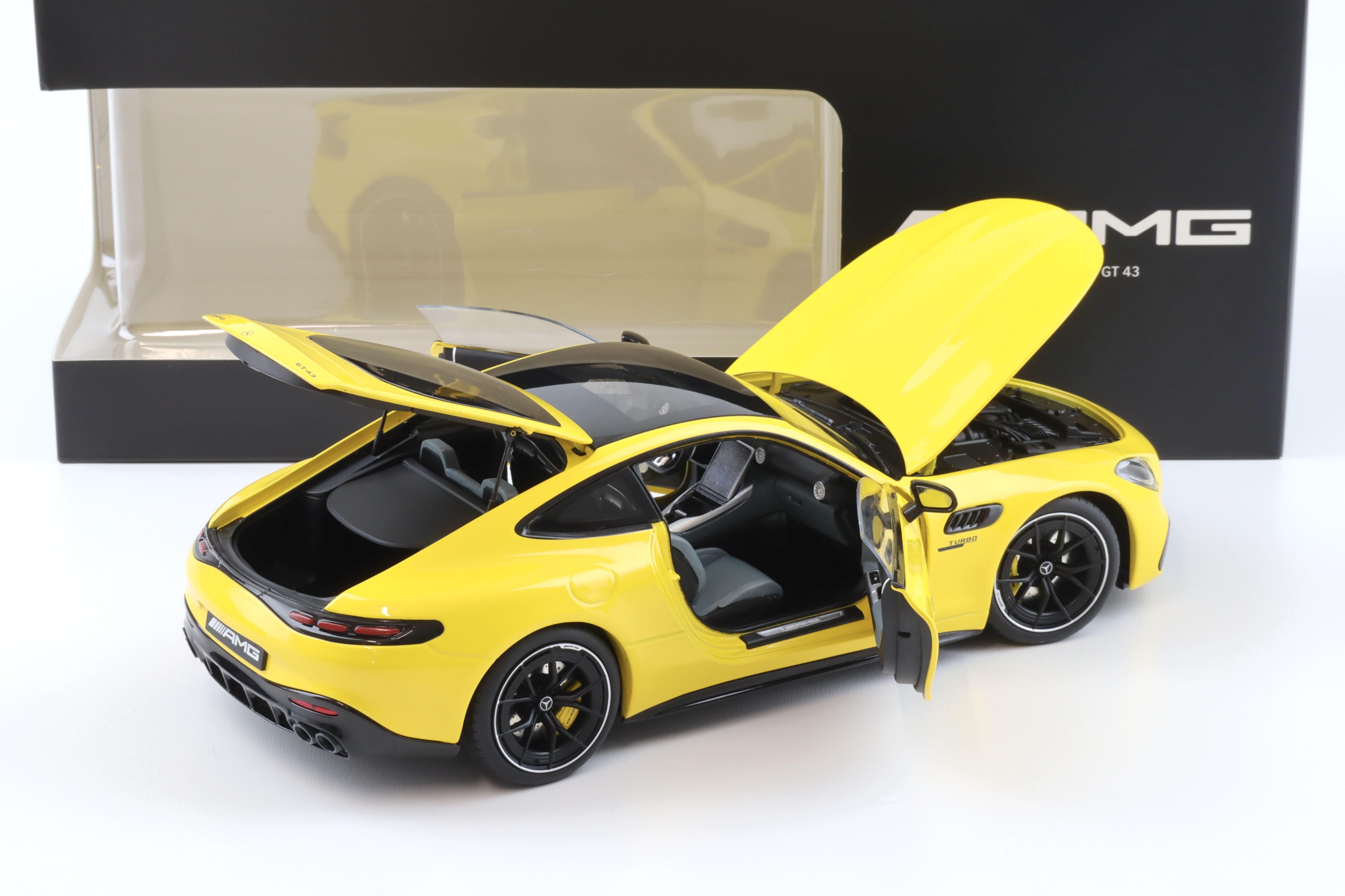 1:18 NZG Mercedes AMG GT 43 sun yellow GTC192 DEALER VERSION