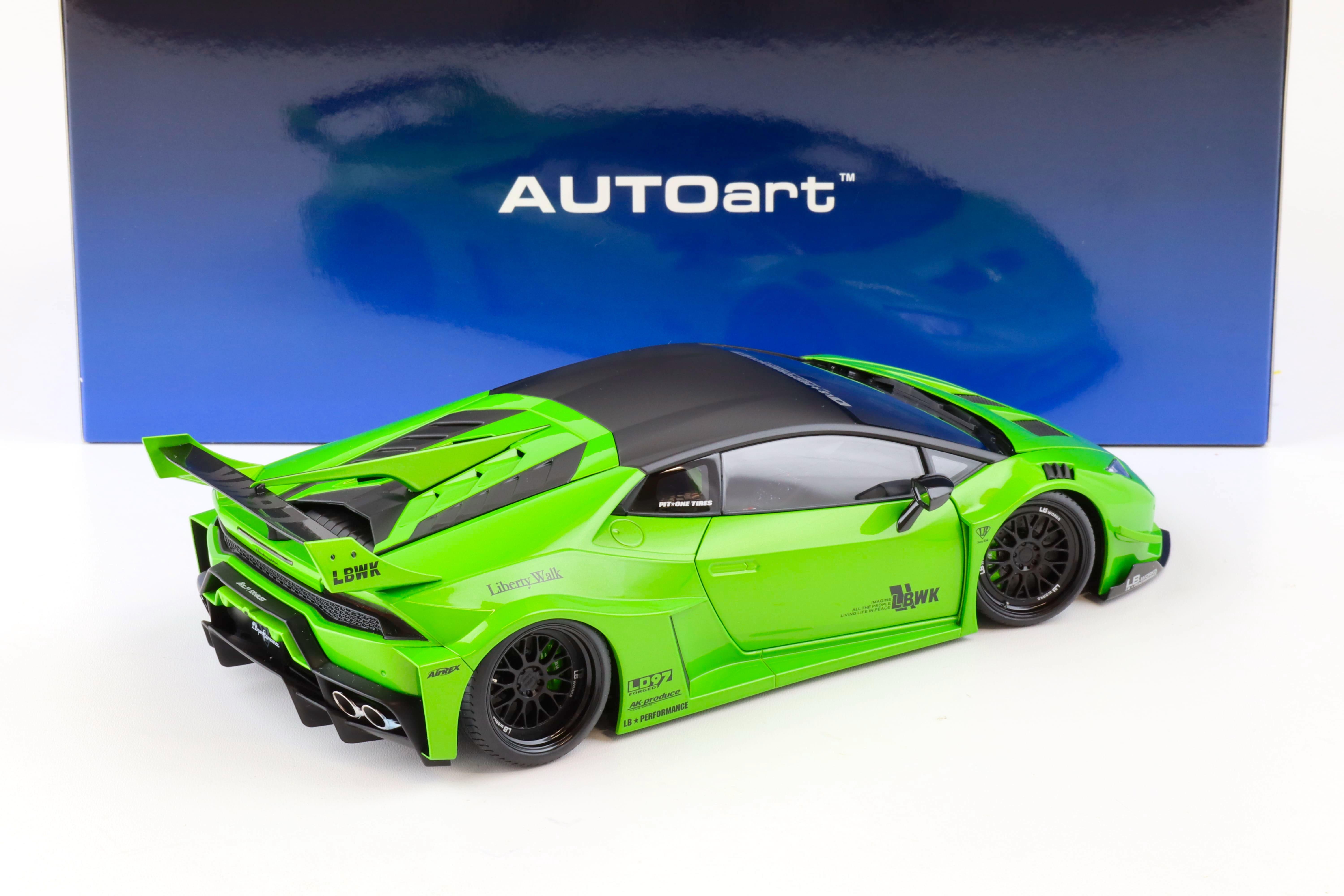 1:18 AUTOart Lamborghini Huracan GT LB-SILHOUETTE Works 2019 pearl green