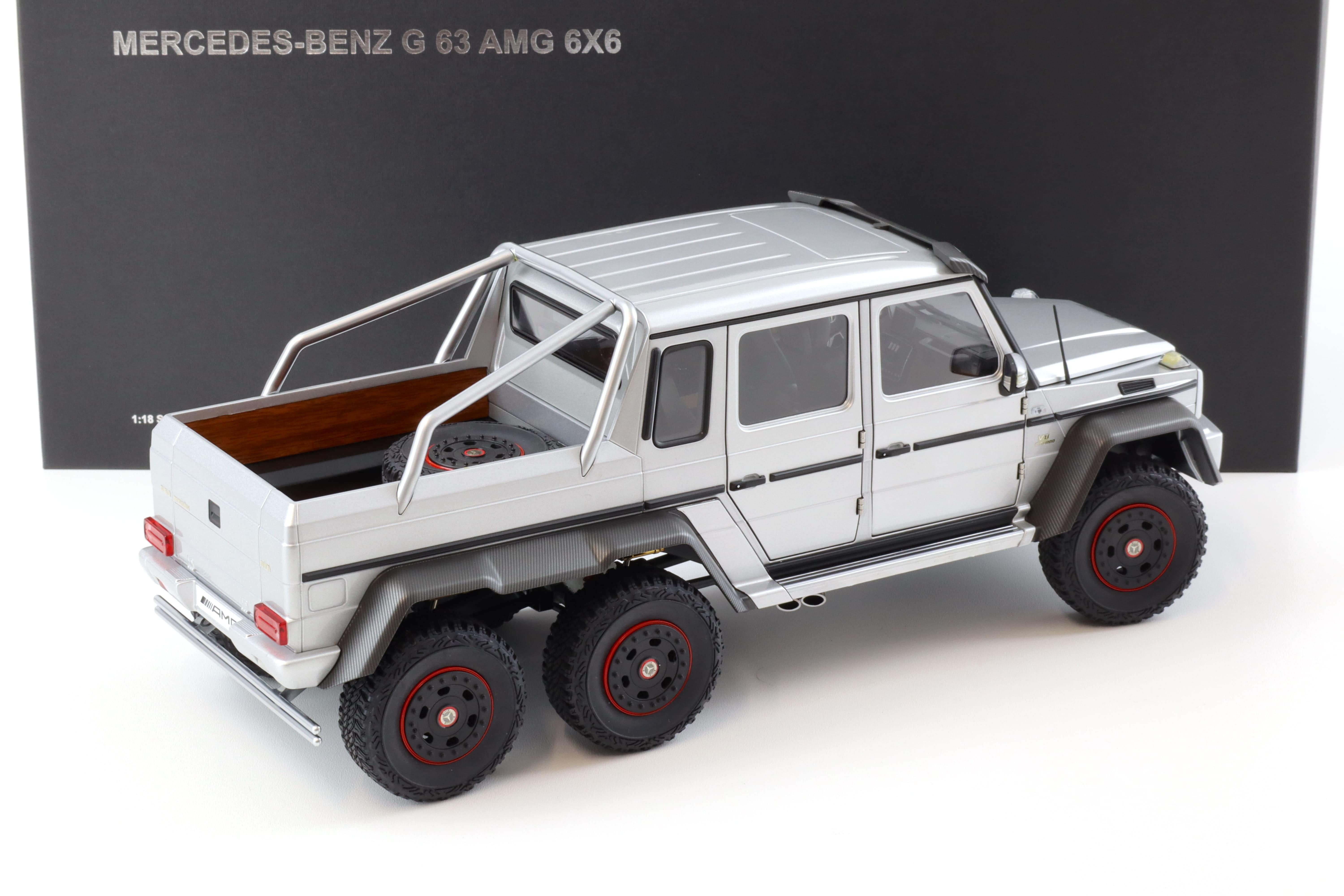 1:18 AUTOart 2013 Mercedes G63 AMG 6x6 Designo Iridium silver 76301