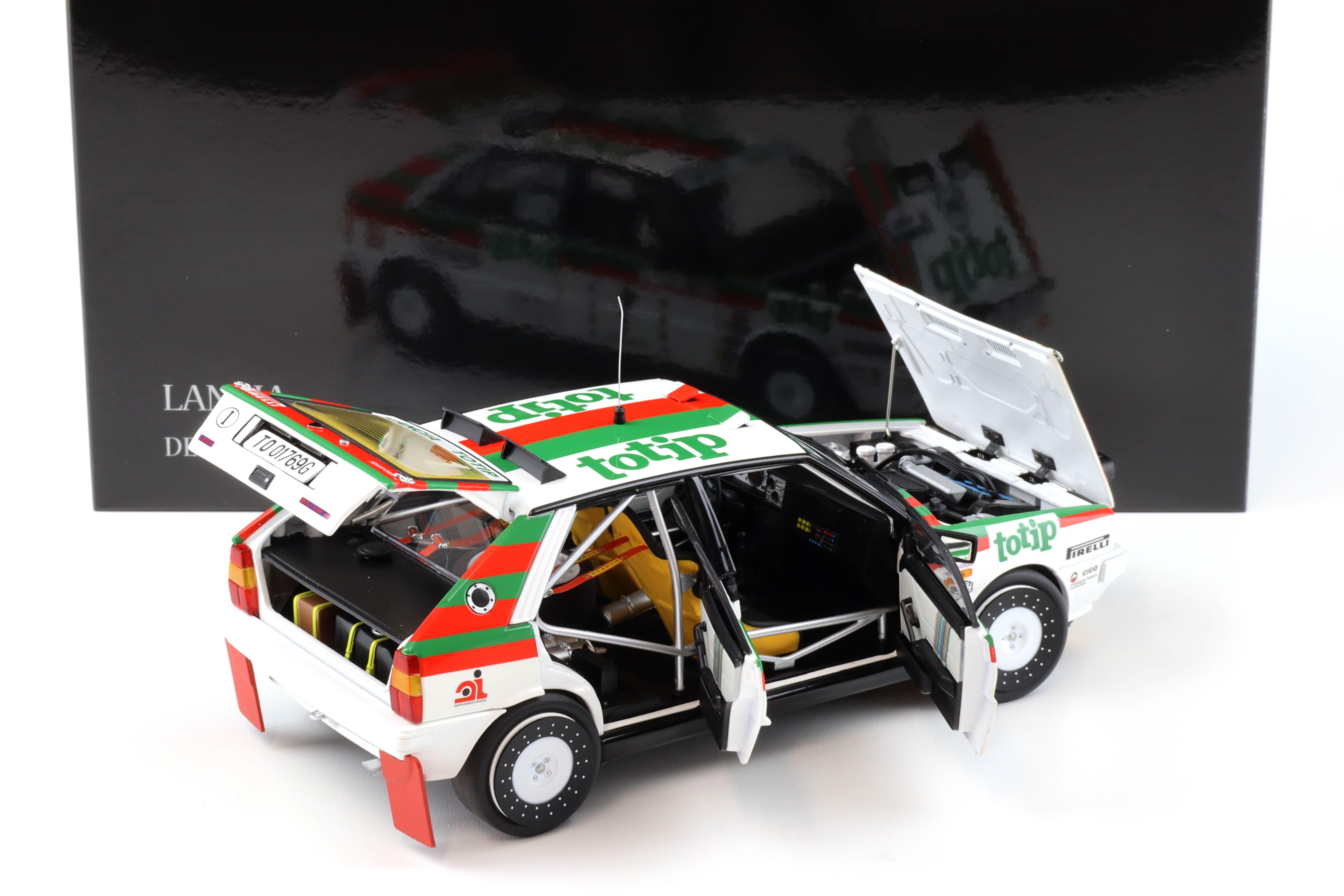 1:18 Kyosho Lancia Delta HF 4WD 1987 Targa Florio #1 TOTIP Cerrato/Cerri 08960C