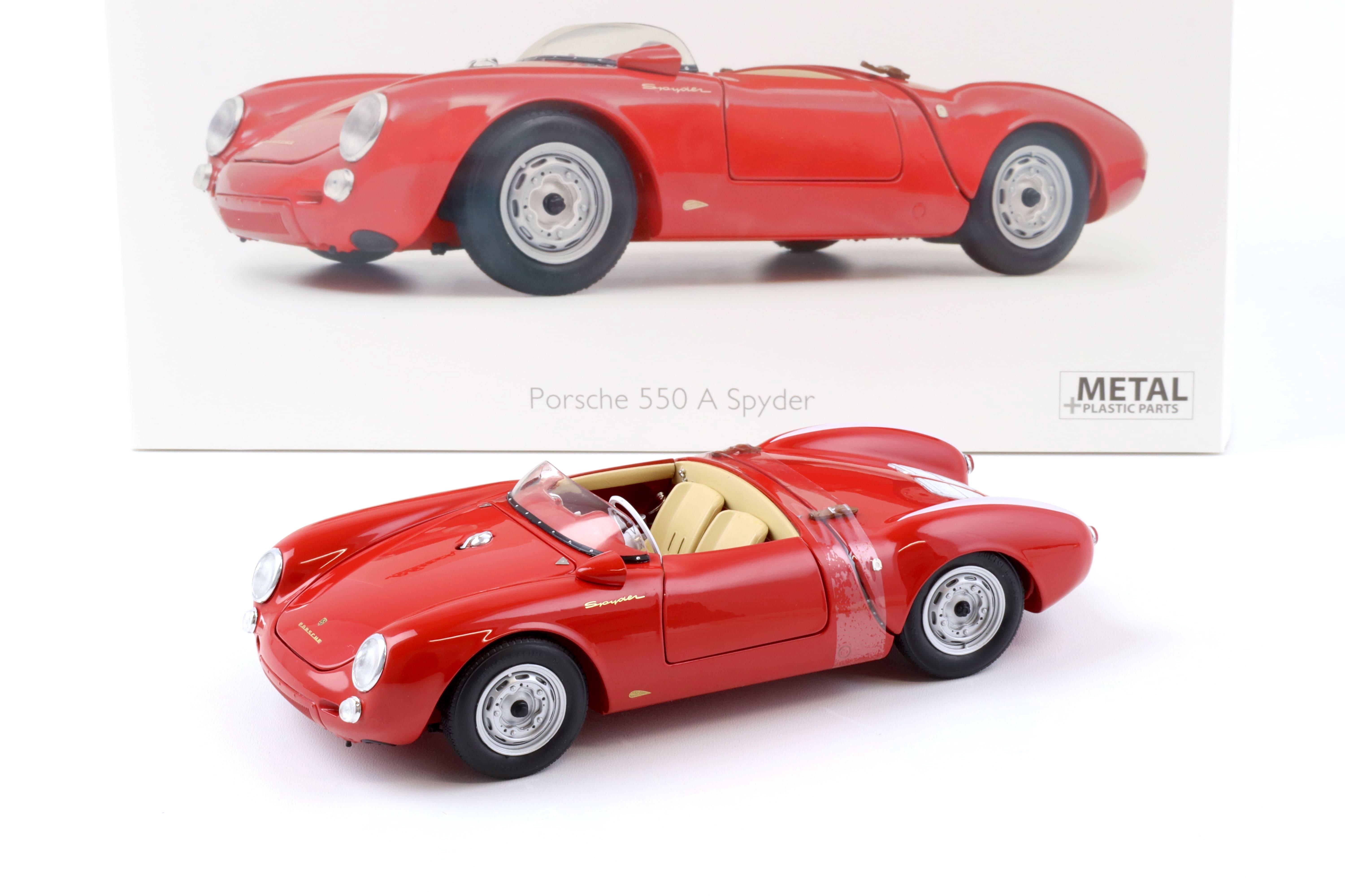 1:18 Schuco Porsche 550 A Spyder 1953-1957 red