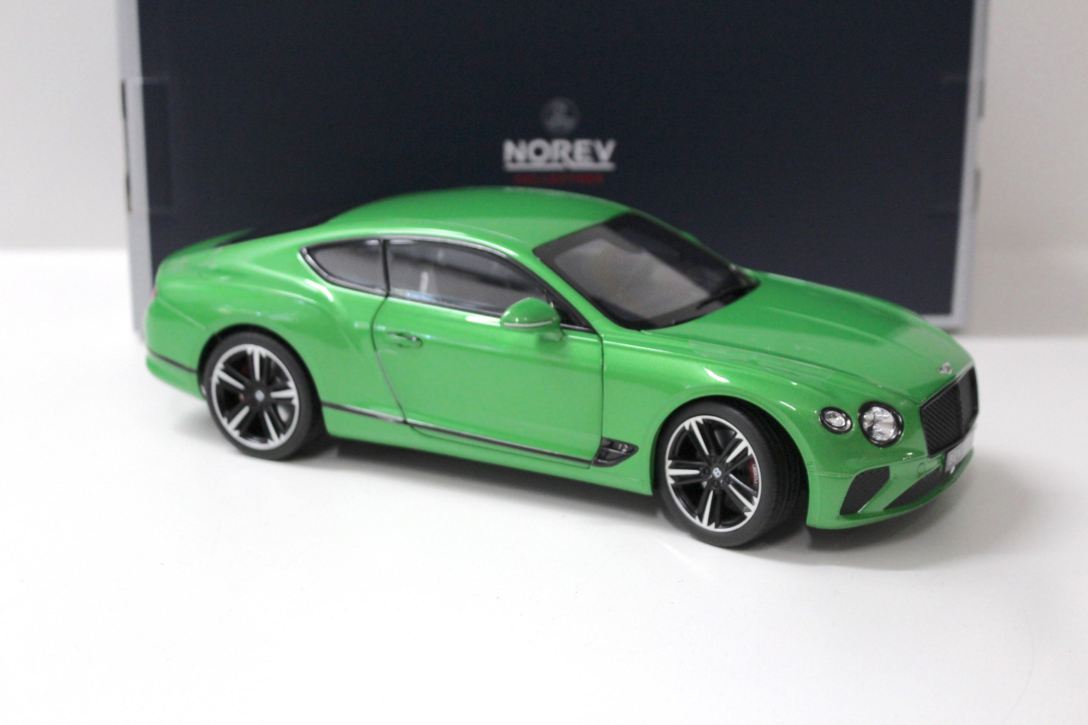 1:18 Norev Bentley Continental GT Coupe 2018 Apple green