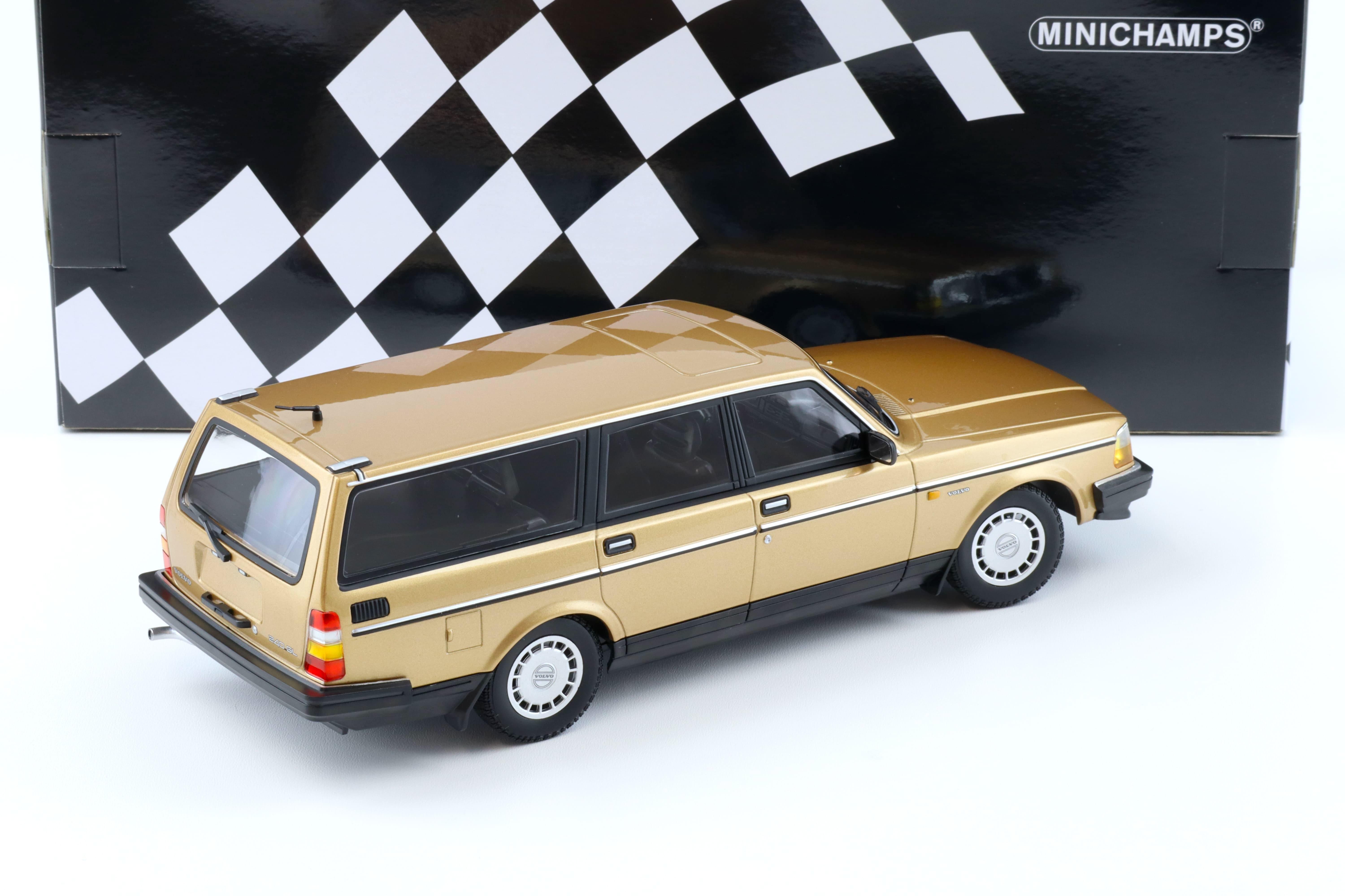 1:18 Minichamps Volvo 240 GL Break Estate 1986 gold metallic