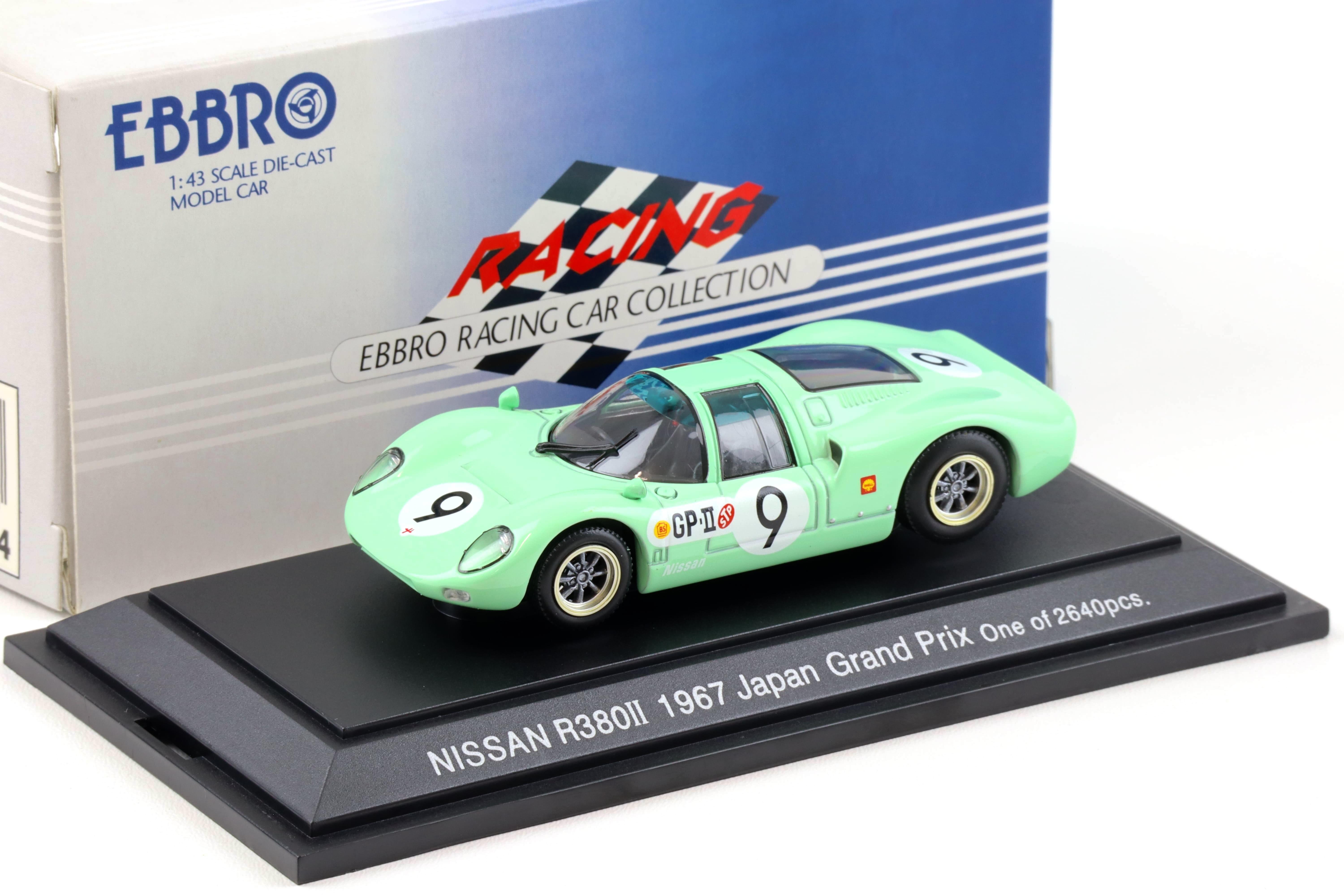 1:43 Ebbro Nissan R380 II Japan GP 1967 green #9 