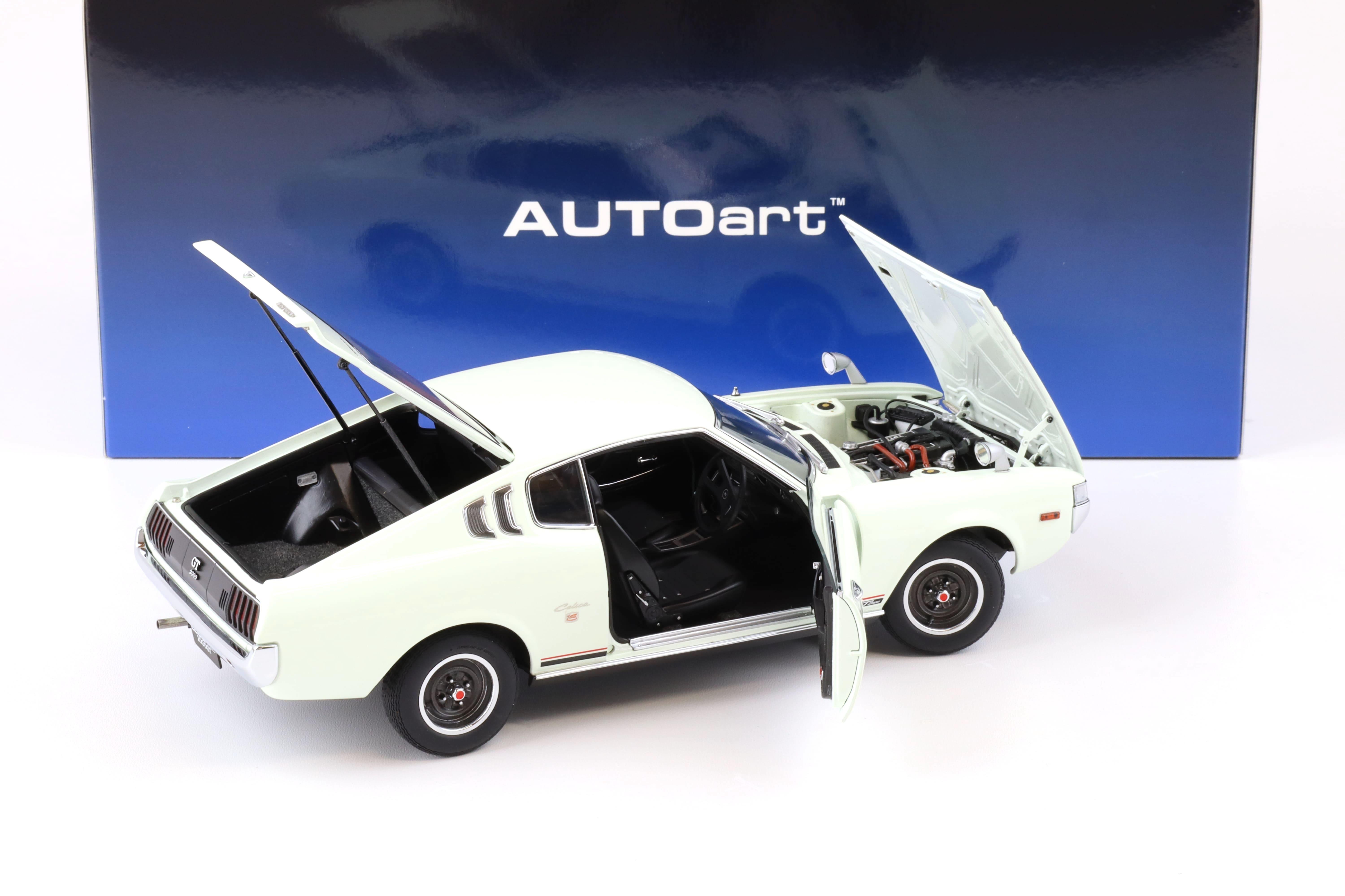 1:18 AUTOart Toyota Celica Liftback 2000 GT (RA25) 1973 white 78766